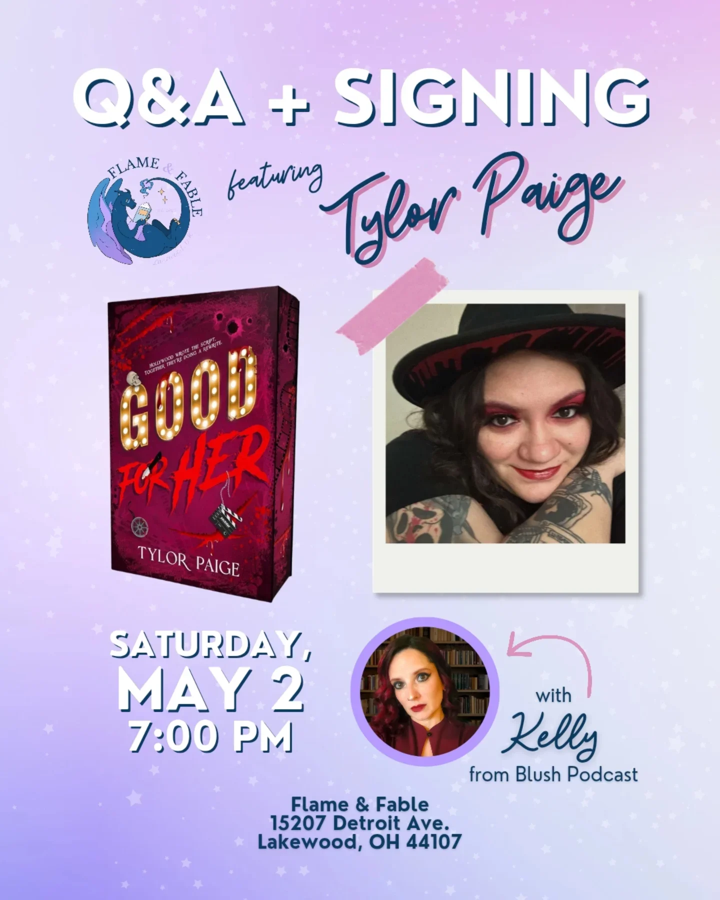 Tylor Paige - Flame & Fable Signing