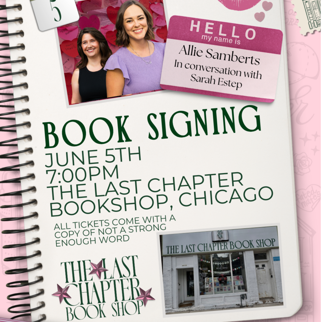 Allie Samberts - The Last Chapter signing