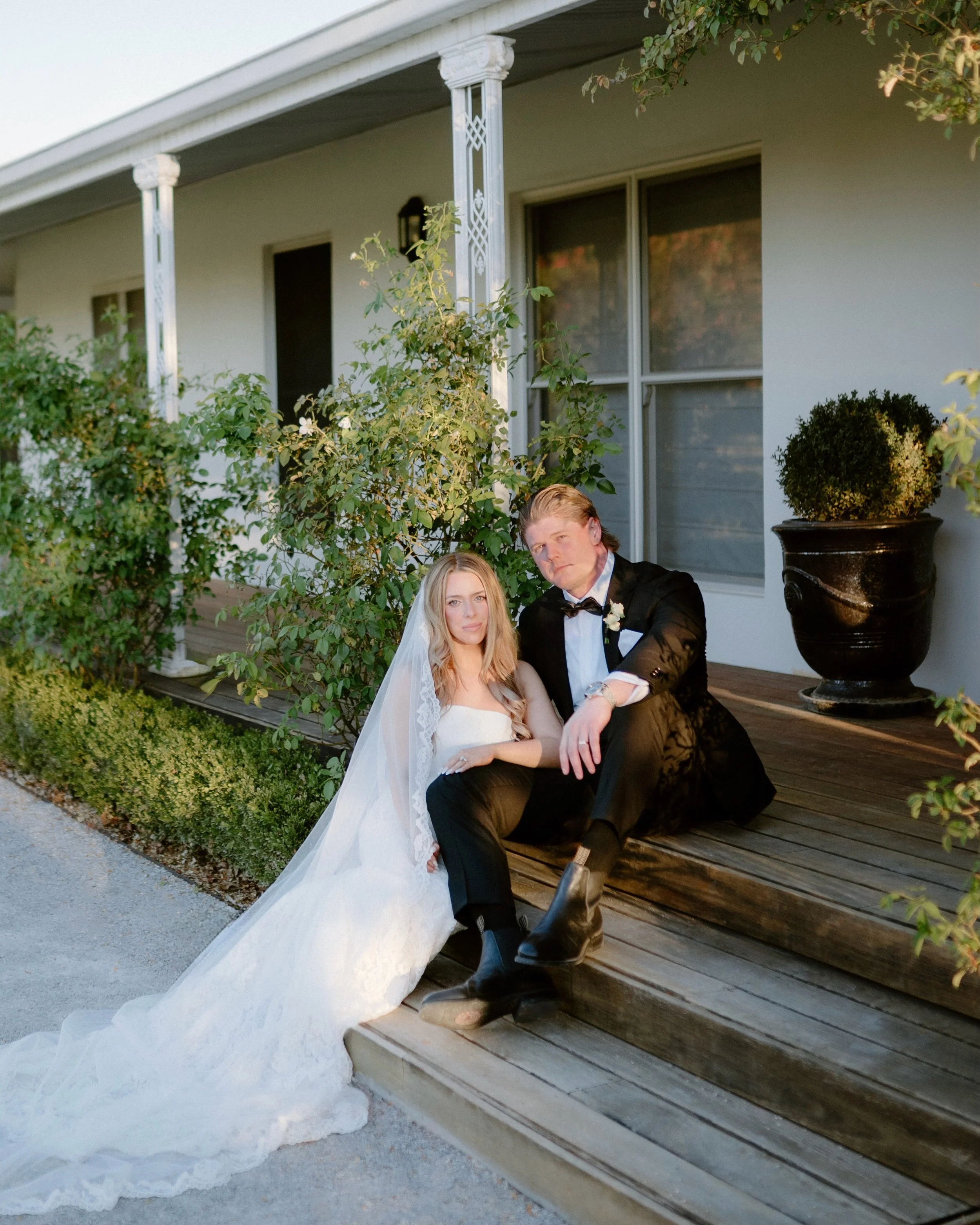 Sheridan &amp; Jake, just married 🤍
Mudgee, NSW.

Sheridan dressed by @mwlbride
Jake dressed by @institchu
Wedding Photography @for_modernromantics
Content Creator @onthedaysocials
Florals &amp; Styling @mudgee.monkey.wedding_florist
Musicians @zoev