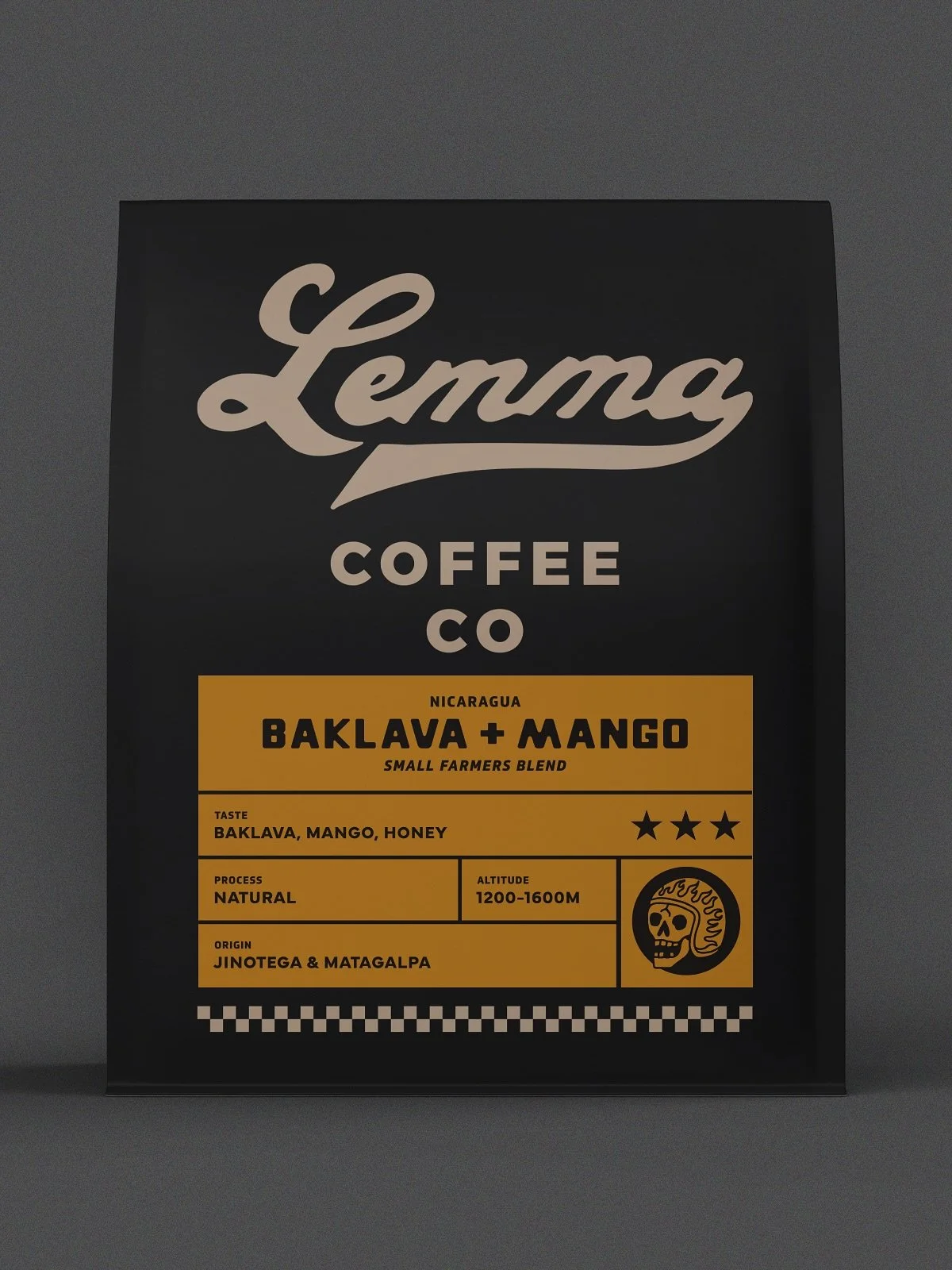New offering from Nicaragua! Baklava + Mango consists of 58 days of coffee picking across several farms. This offering consists of natural, carbonic maceration natural &amp; even a couple of honey processes. Each lot picked is cupped at origin and pl