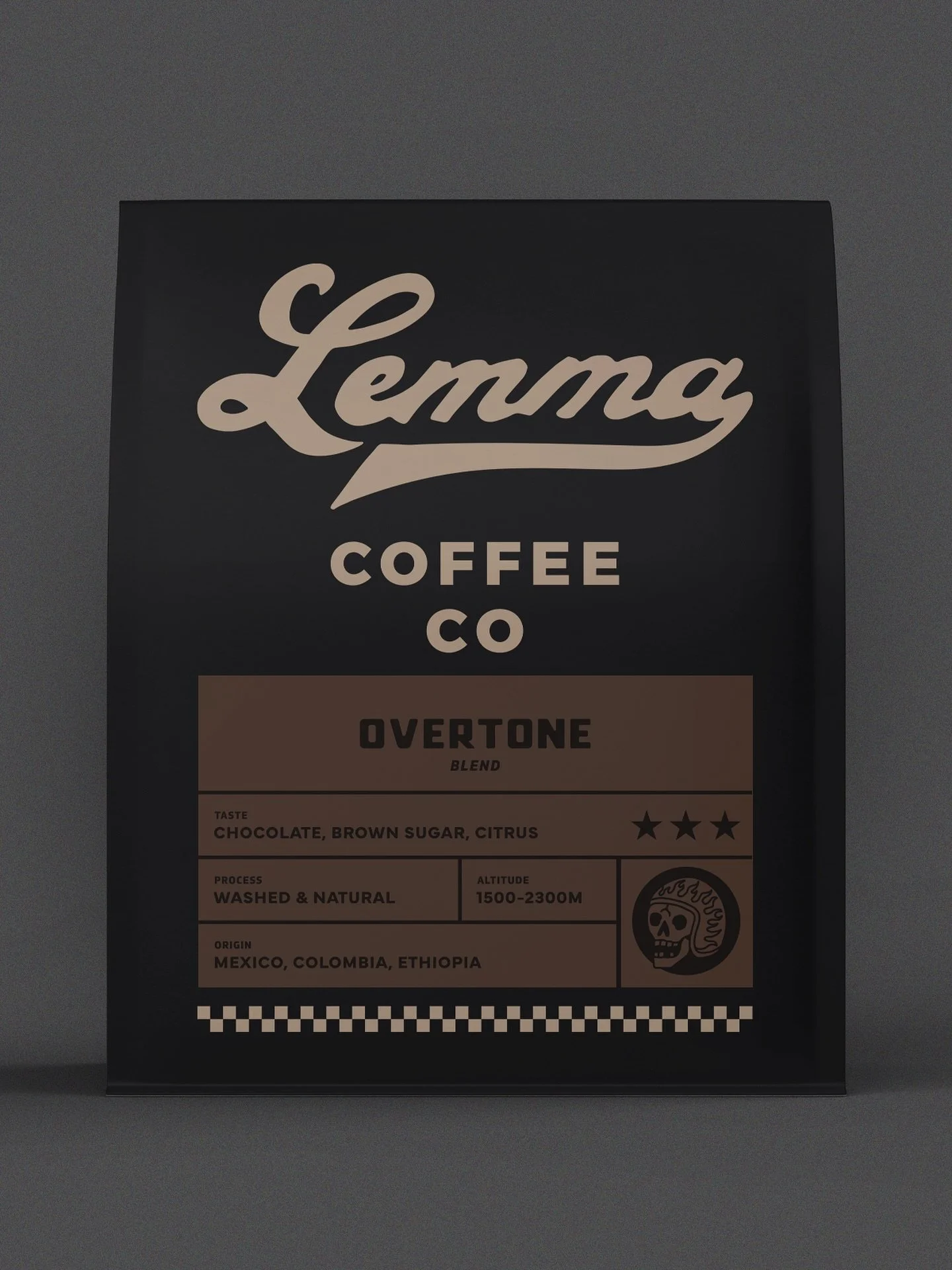 Our most popular blend, Overtone. A year-round blend constructed to form a dynamic cup across all brewing methods. The components of the blend change throughout the year based on harvest season, but the mission is to always maintain the chocolate &am