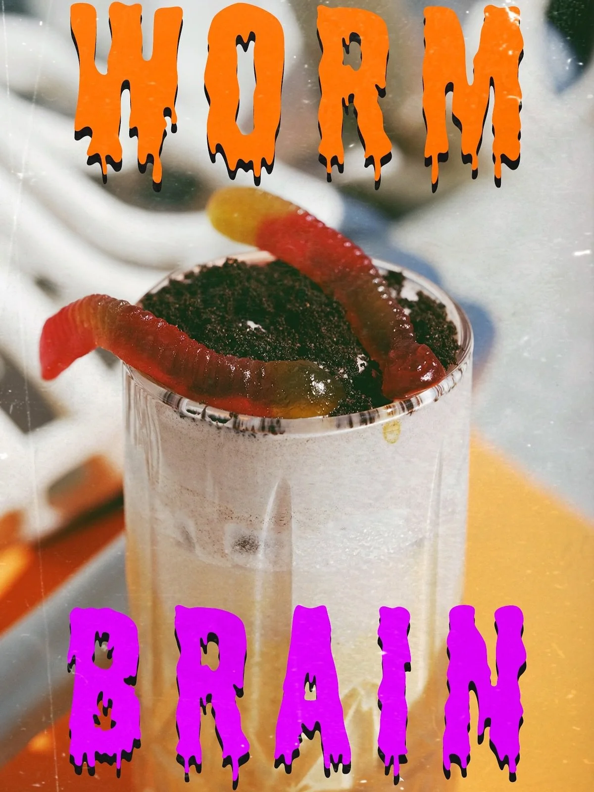 🐛 🧠 Meet the Worm Brain! This year&rsquo;s Halloween latte! This limited time drink launches today and will be served through the end of the month! This is our take on a mud pie latte. It consists of a cookies and cream syrup &amp; cold foam thats 