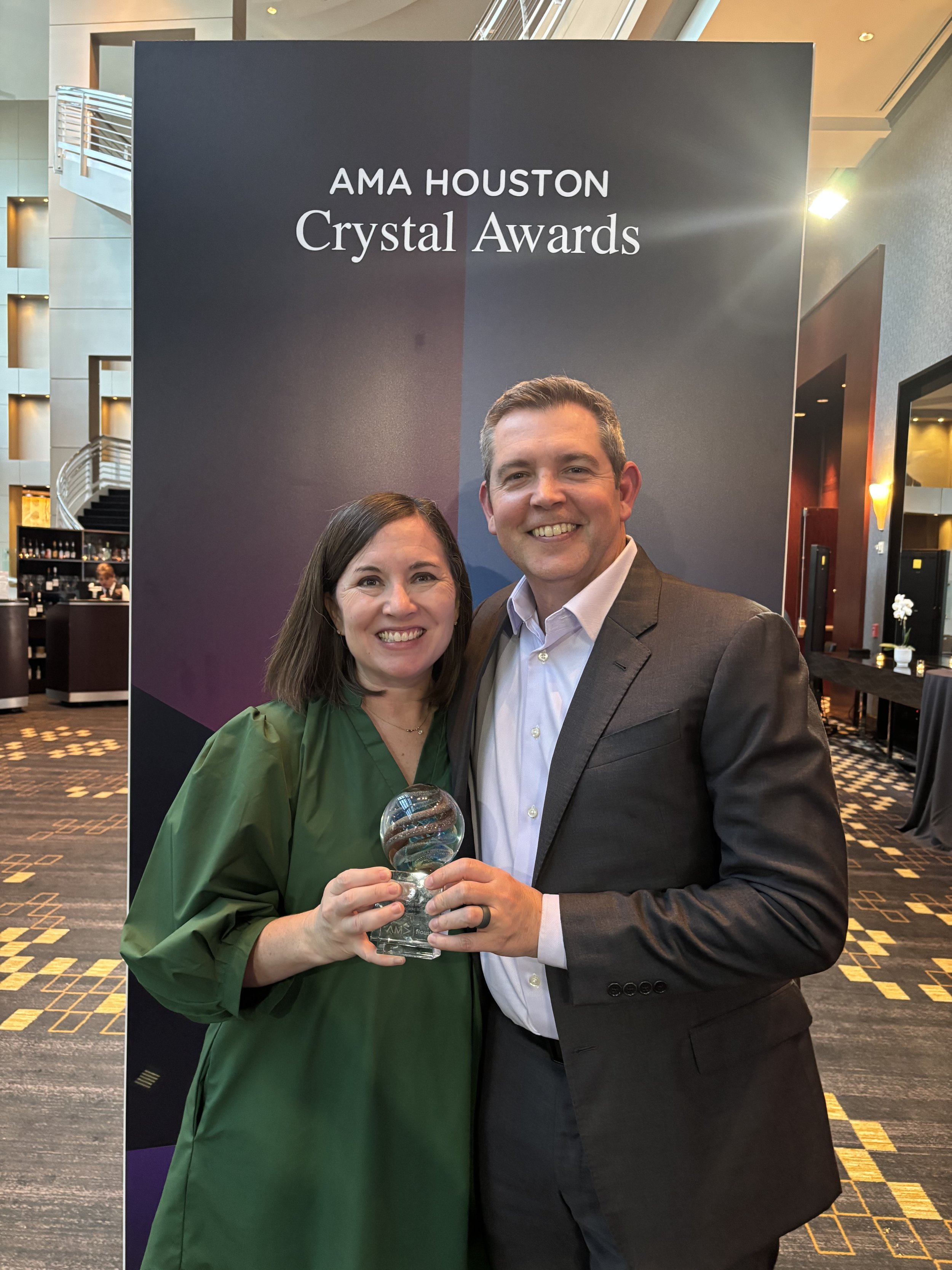 Back-to-Back-to-Back AMA Houston Crystal Award Winners!
