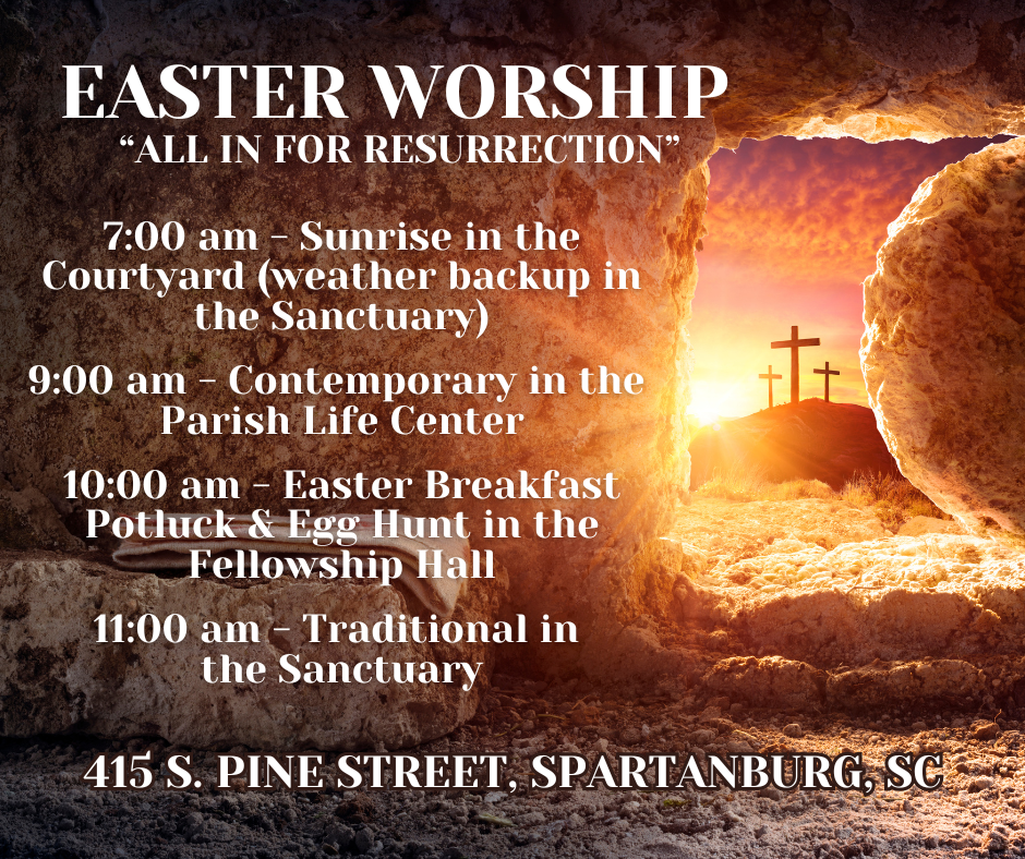 Come share Easter with us!