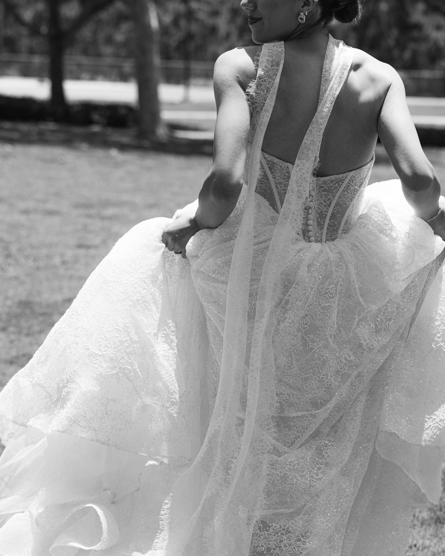 running into forever 💞 

&lsquo;korina&rsquo; is the vintage lace, basque waistline dress of your dreams and is ONLY at blushing bride. head to our website to make an appointment to try this exclusive gown on and so many more 🤍

LETS SAY YES!

#wed