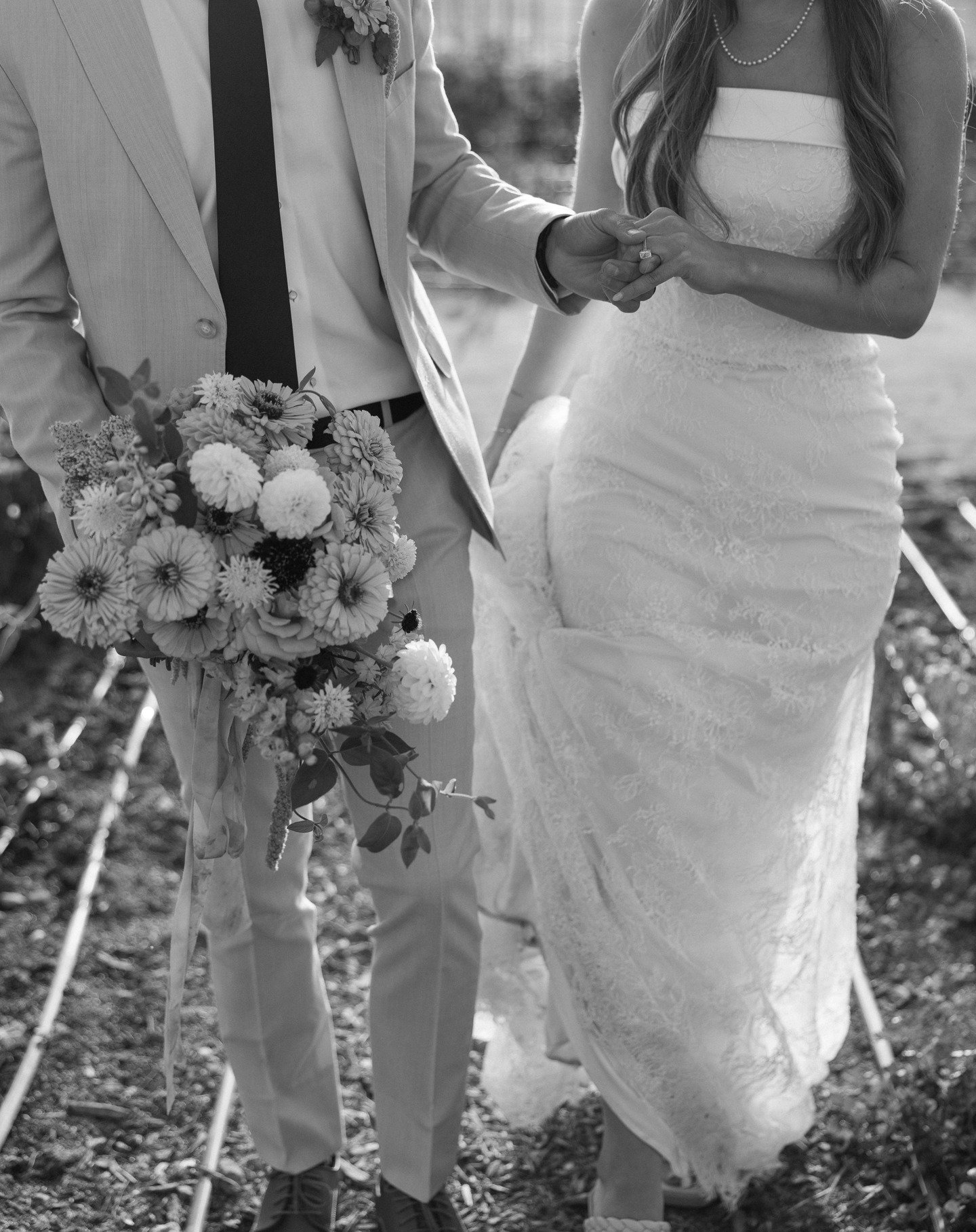 proof that love never goes out of style 🖤🤍

Holly looks stunning in 'Kathryn' by for love &amp;always ✨ this lace beauty is exclusively at blushing bride

Venue: @foxpointfarms
Planner: @allthedeets_ @codieplannedit
Photo: @asantephotography
Floral
