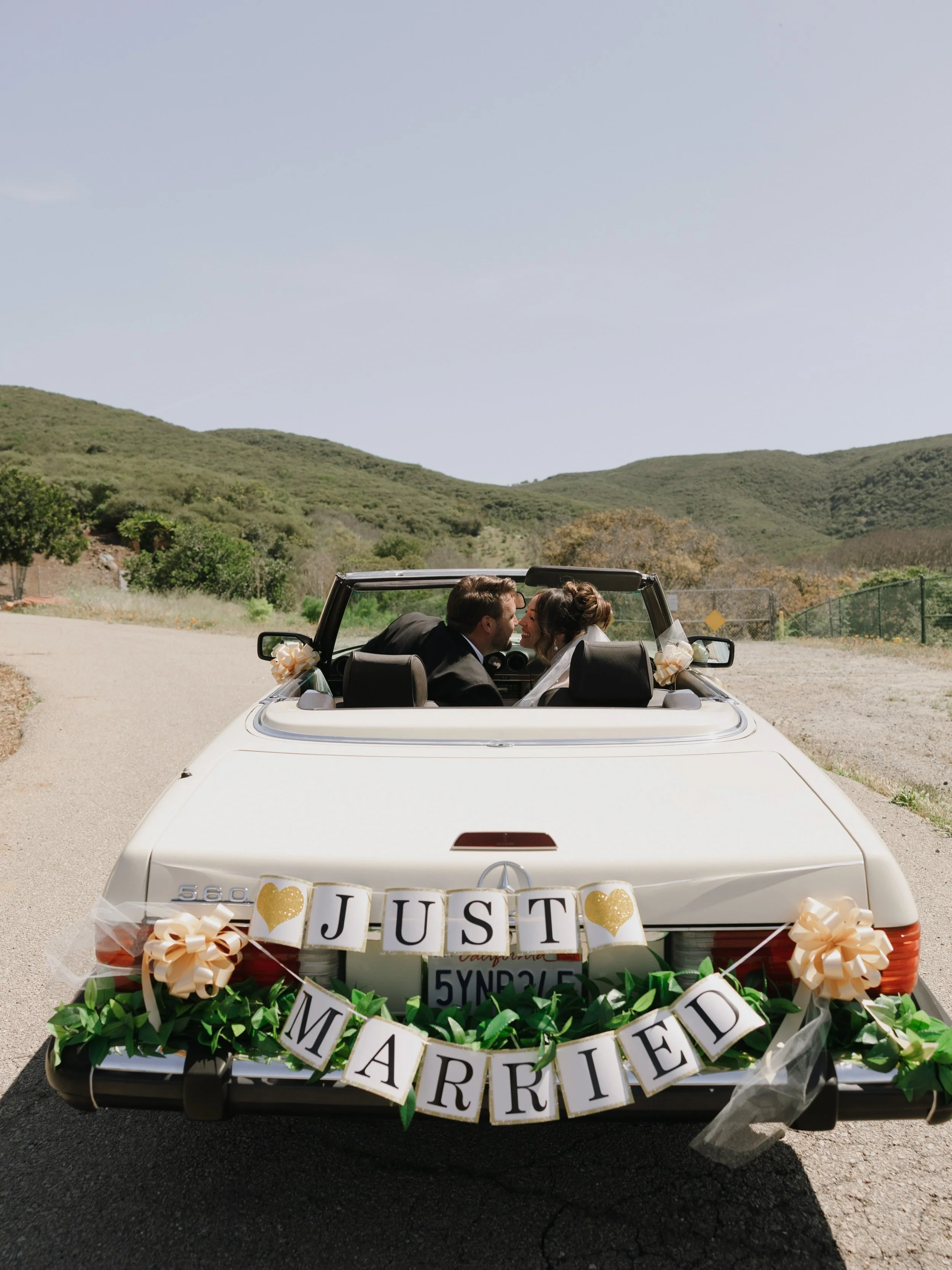 so it really is true&hellip; blushing brides have more fun!!!✨

especially when they drive off in this 😎💕

the sweetest pictures from @reamazonas from Shannon + Nate&rsquo;s wedding day!

&bull;
&bull;

wedding day, blushing brides, bridal shop, br
