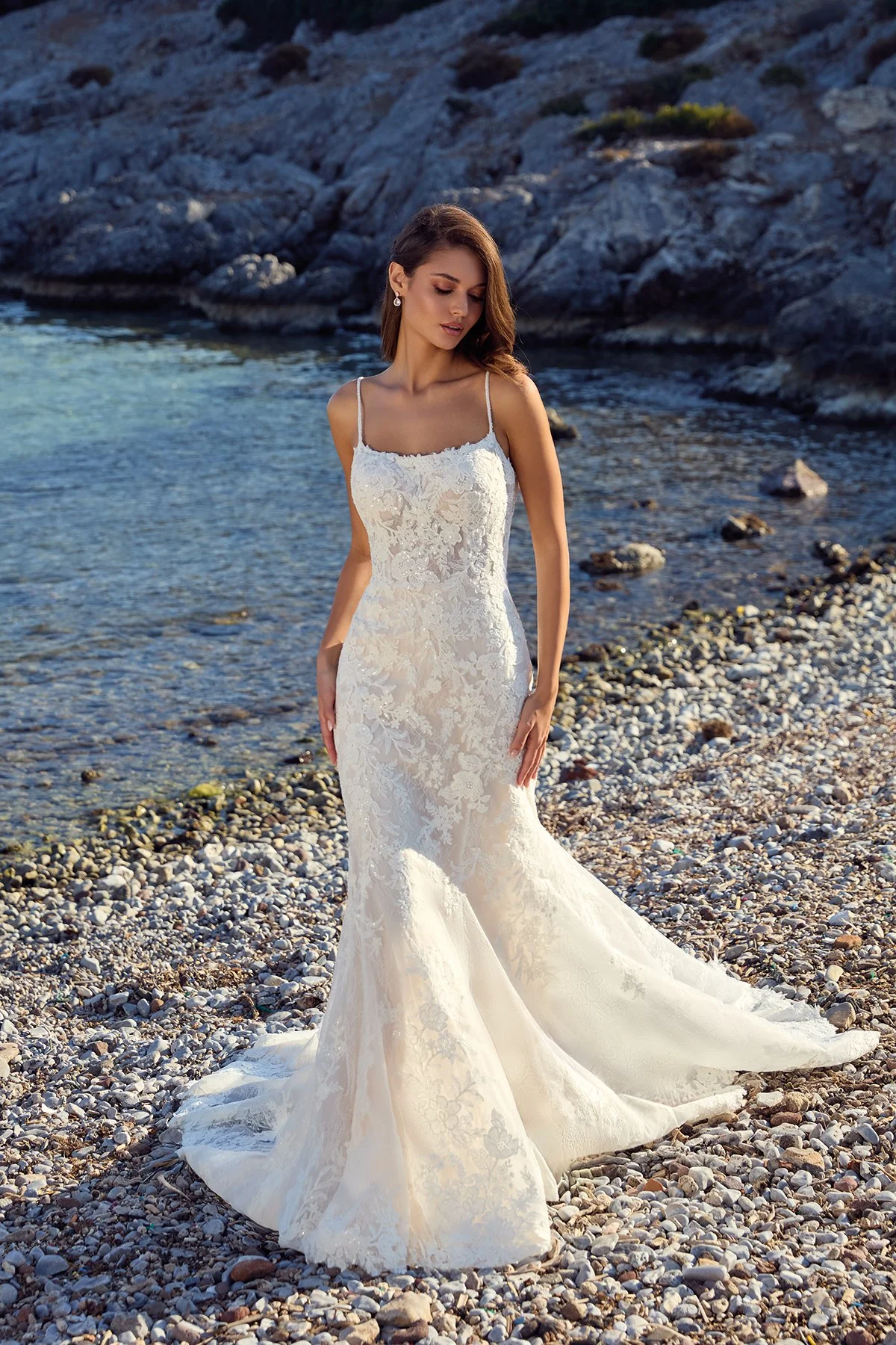 white christmas dresses Arbor Corset A-line Wedding Dress Vintage Style Lace Claire Pettibone