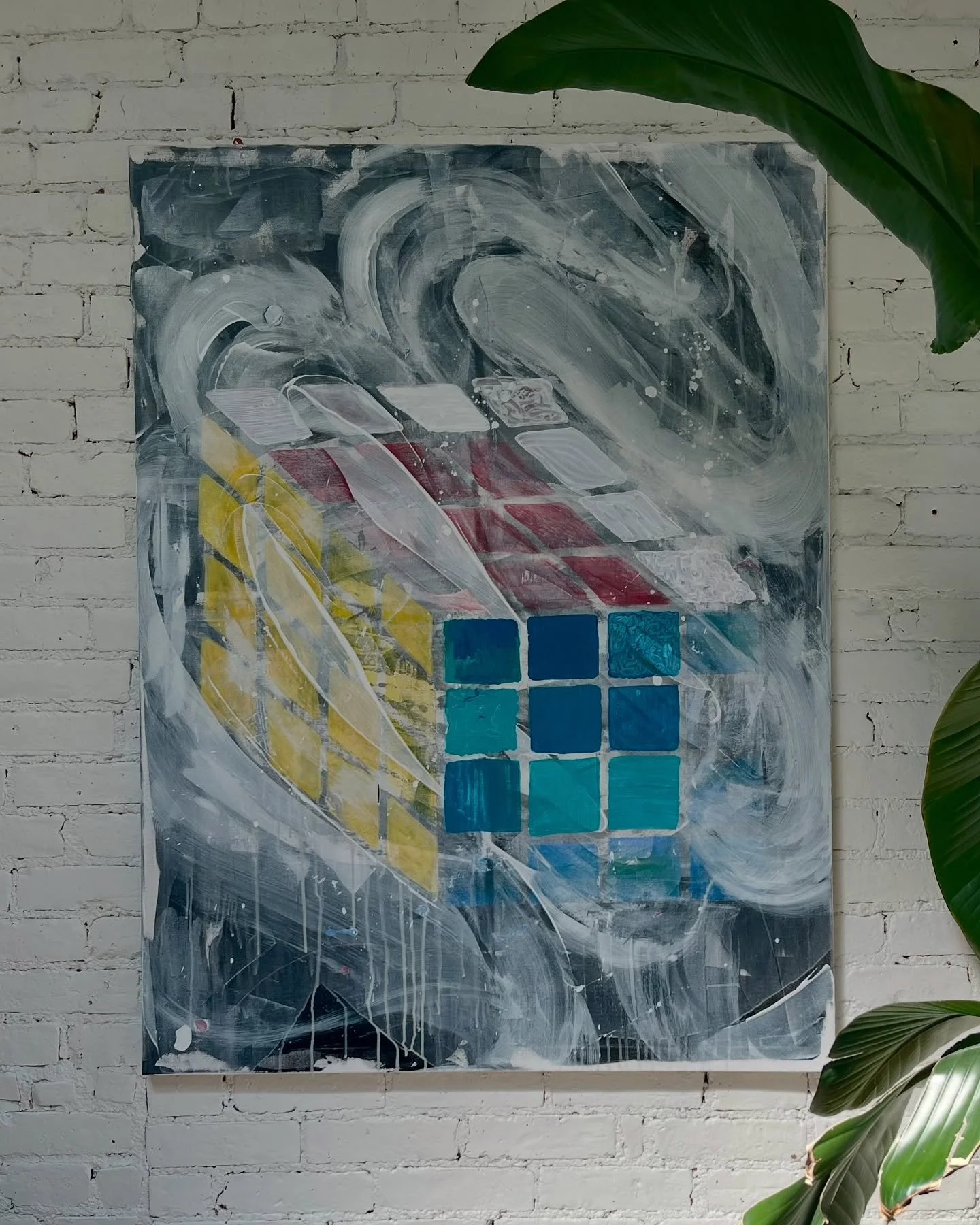 Now Available For Purchase, Details Below 

thearchitectwho.com 

By Faith, Not by Sight
32&rdquo; x 48&rdquo; 
This piece titled after 2 Corinthians 5:7 in an interpretation of possibilities.
Acrylic Paint with Glossy Varnish Finish