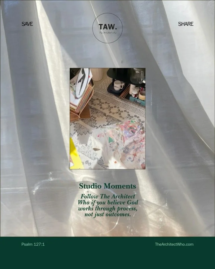 Every piece begins with a moment of creation. From sketches to strokes and notes, The Architect Who celebrates the act of making, the process needed&mdash; for one unique work at a time.