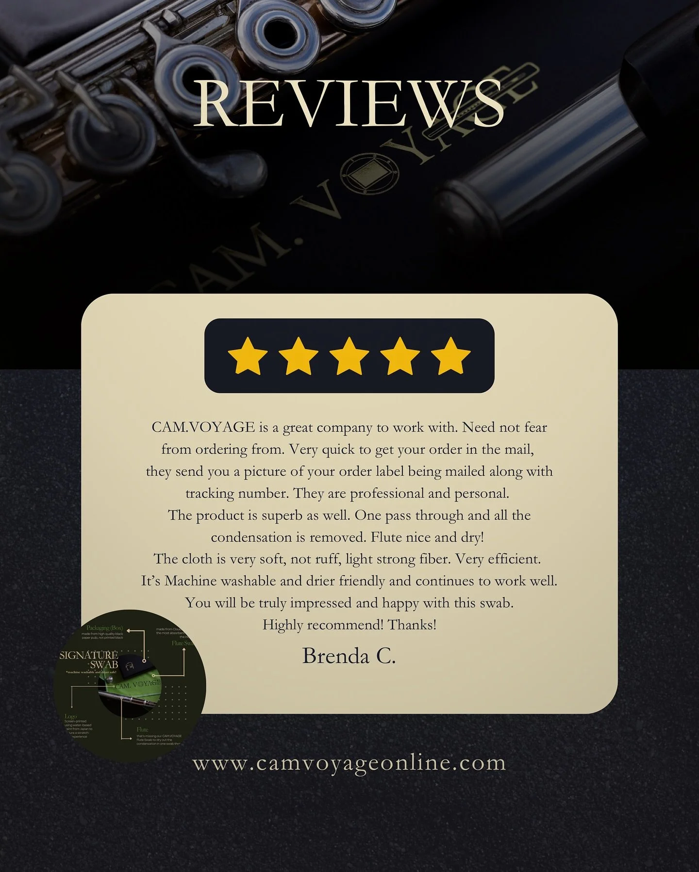Today&rsquo;s review is brought to you by fellow our lovely CAM.VOYAGER Brenda!

Thank you Brenda so much for trusting our products, and for sharing your experience and detailed reviews!

&ldquo;CAM.VOYAGE is a great company to work with. Need not fe