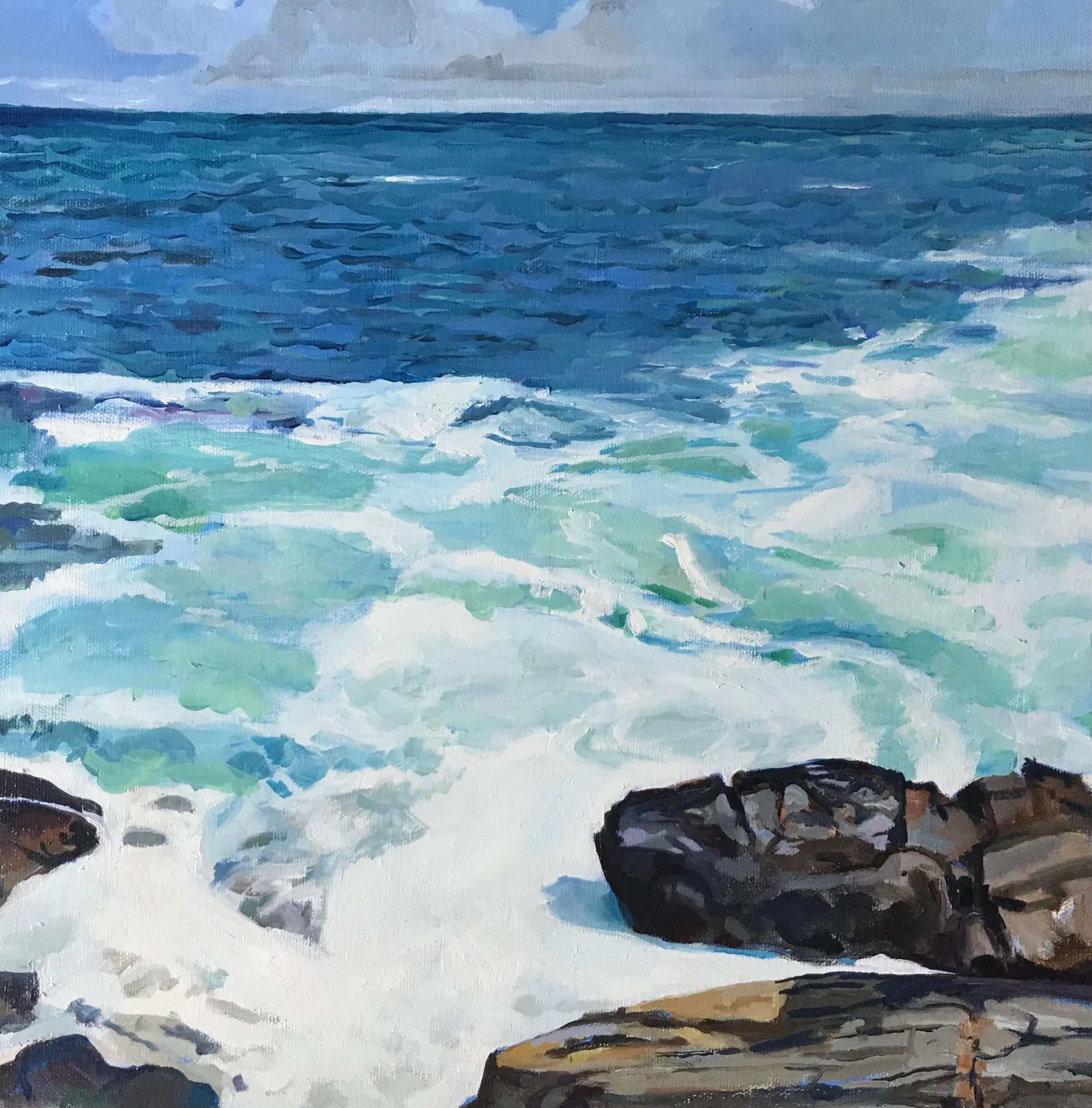 Rockport Afternoon
16"x16", $600