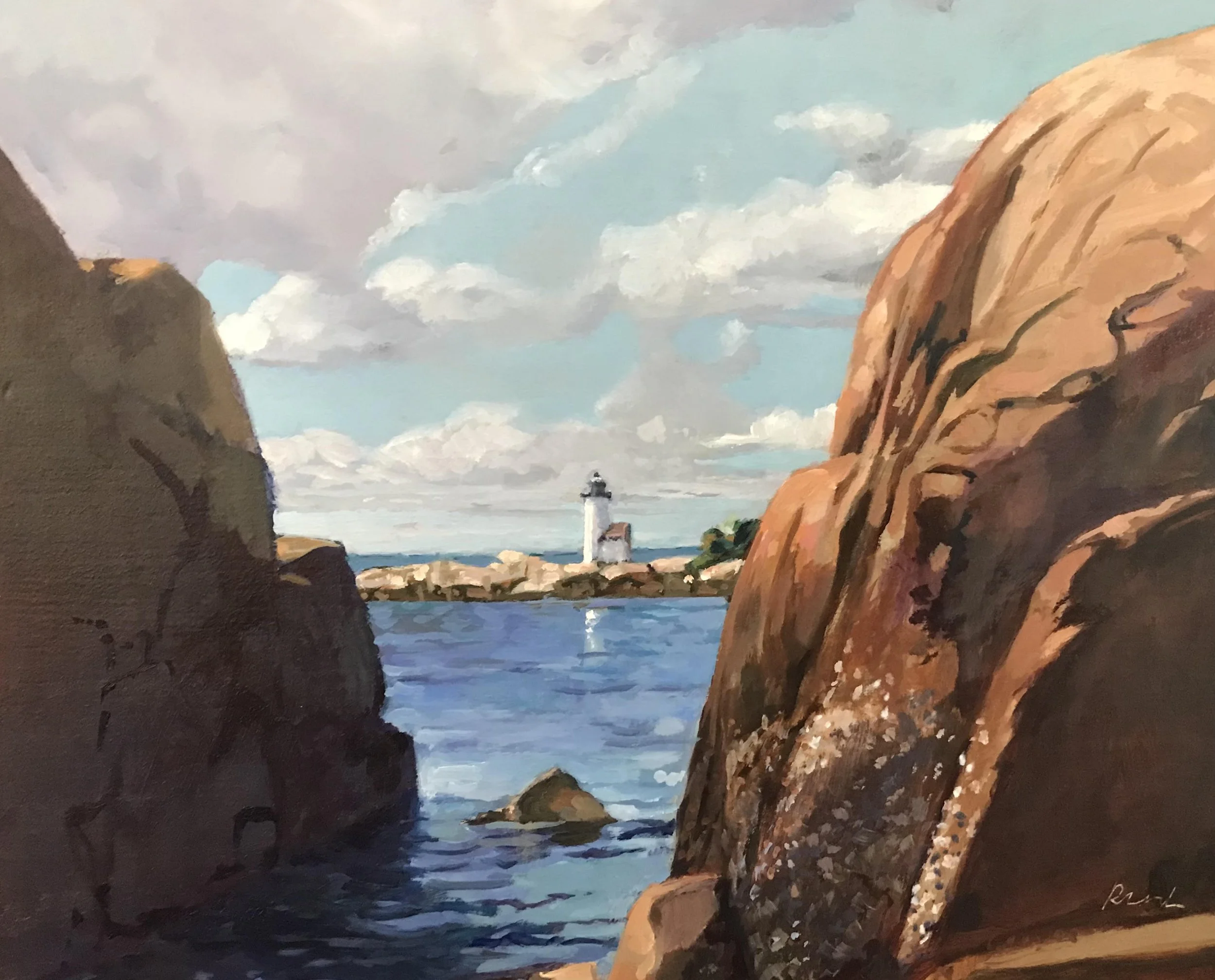 Annisquam Light, Summer
10"x8", $450
