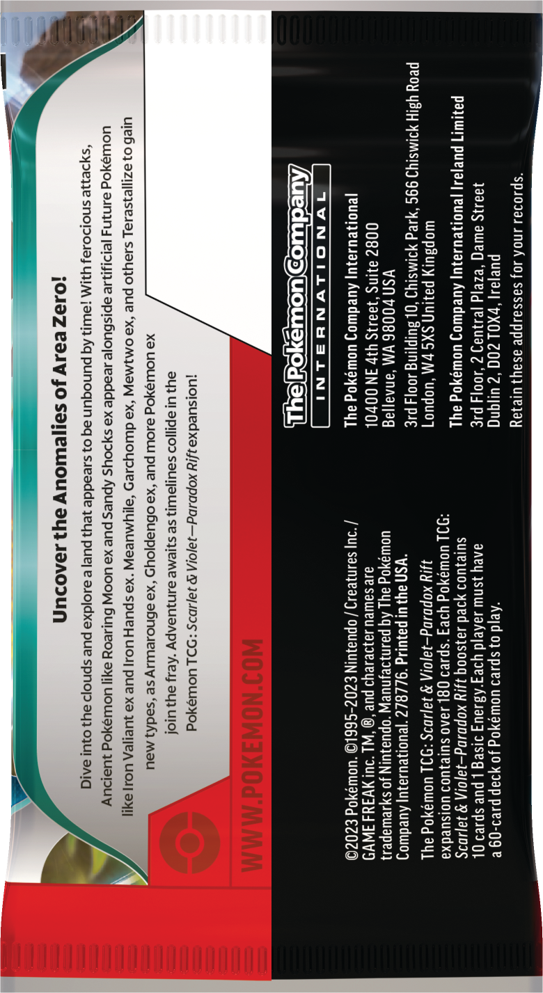 paradox ridt booster box Scarlet & Violet: Paradox Rift main image 1
