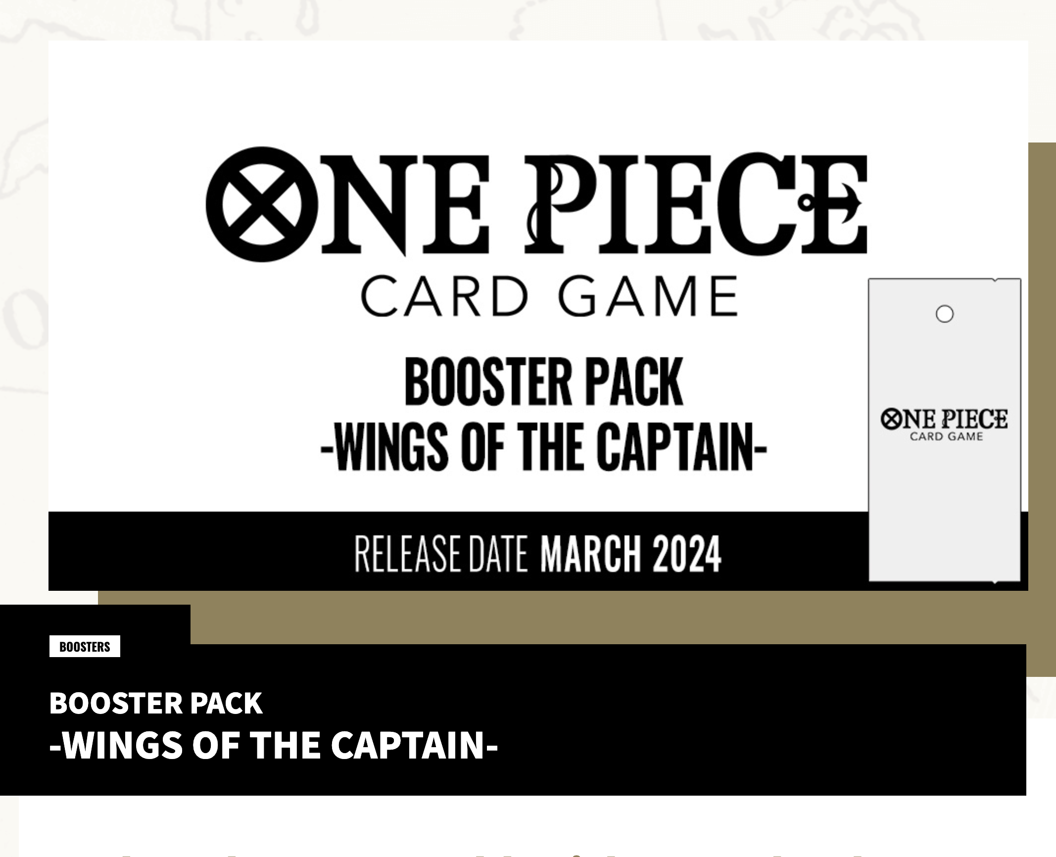 one piece booster box wings of the captain One Piece OP 06 Wings of the Captain Booster Box main image 1