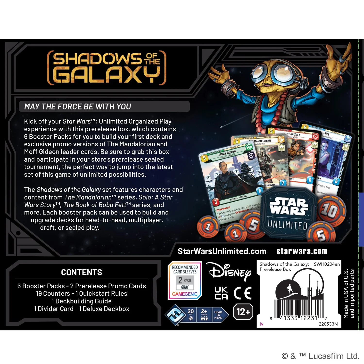 Shadows of the Galaxy Prerelease Box EV Collectibles Shadows of the Galaxy Prerelease Box EV Collectibles