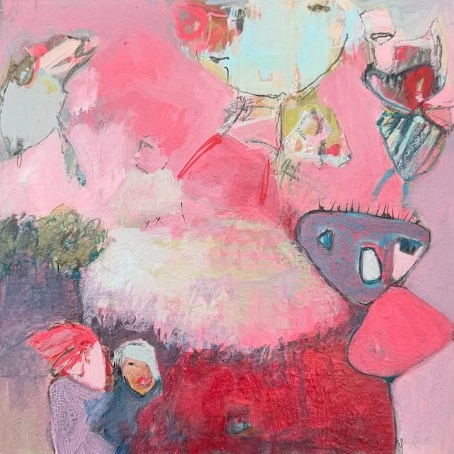 I'm Not Pulling A Henny Penny Face, It's Just My Contralto Lip Synch Look.
30cm x 30cm.
2025 original acrylic on canvas.
Contact me by email. Price 450euro