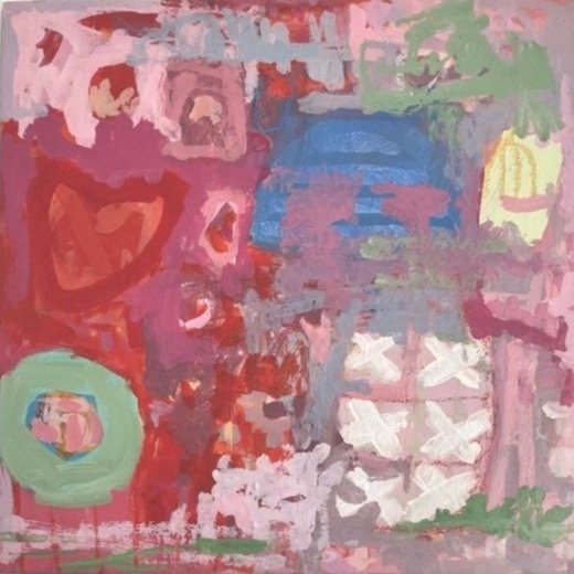 Original acrylic on canvas "Look They Are Here" 30cm x 30cm. Contact Ardmore Pottery and Gallery directly. Price 495euro