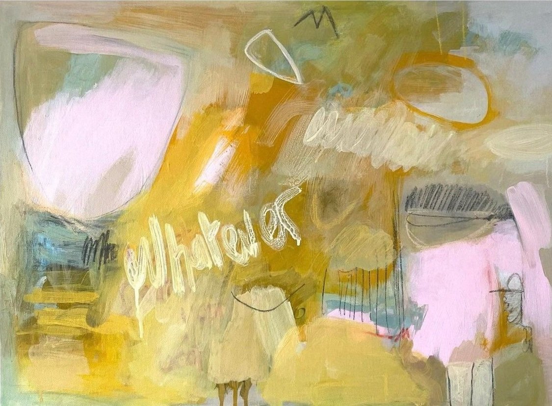 Original acrylic on canvas "Whatever". 70cm x 50cm framed. Contact me by email. Price 700euro