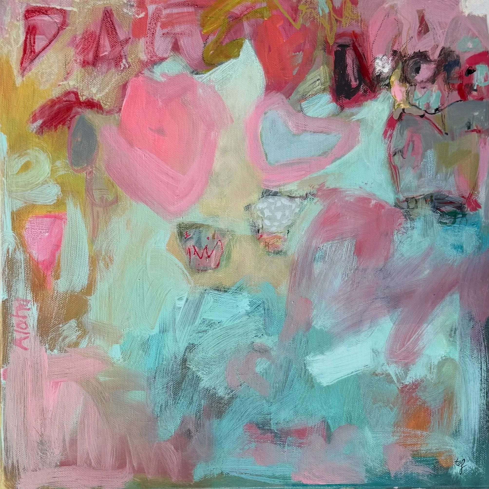 Say It Anyway, You Never Know Who Might Be Listening, And If You Haven't Got Words To Say It Then Try Painting It.
40cm x 40cm.
2025 original acrylic on canvas.
Not Available