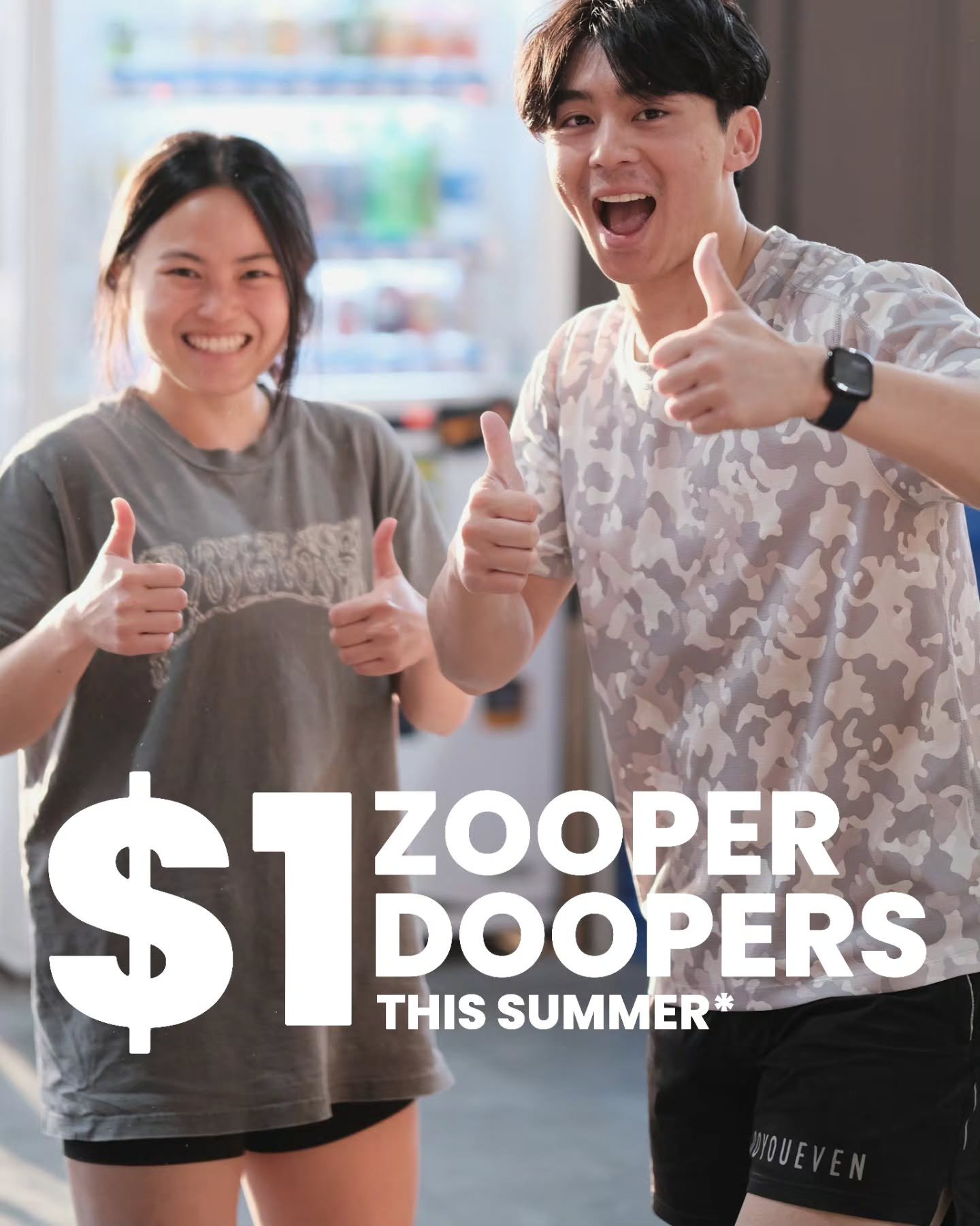 $1 ICE COLD ZOOPER DOOPERS to BEAT THE HEAT 🥵 Grab' em from the freezer!

We'll keep this going for as long as the rest of 2025!

*TBC for 2026!