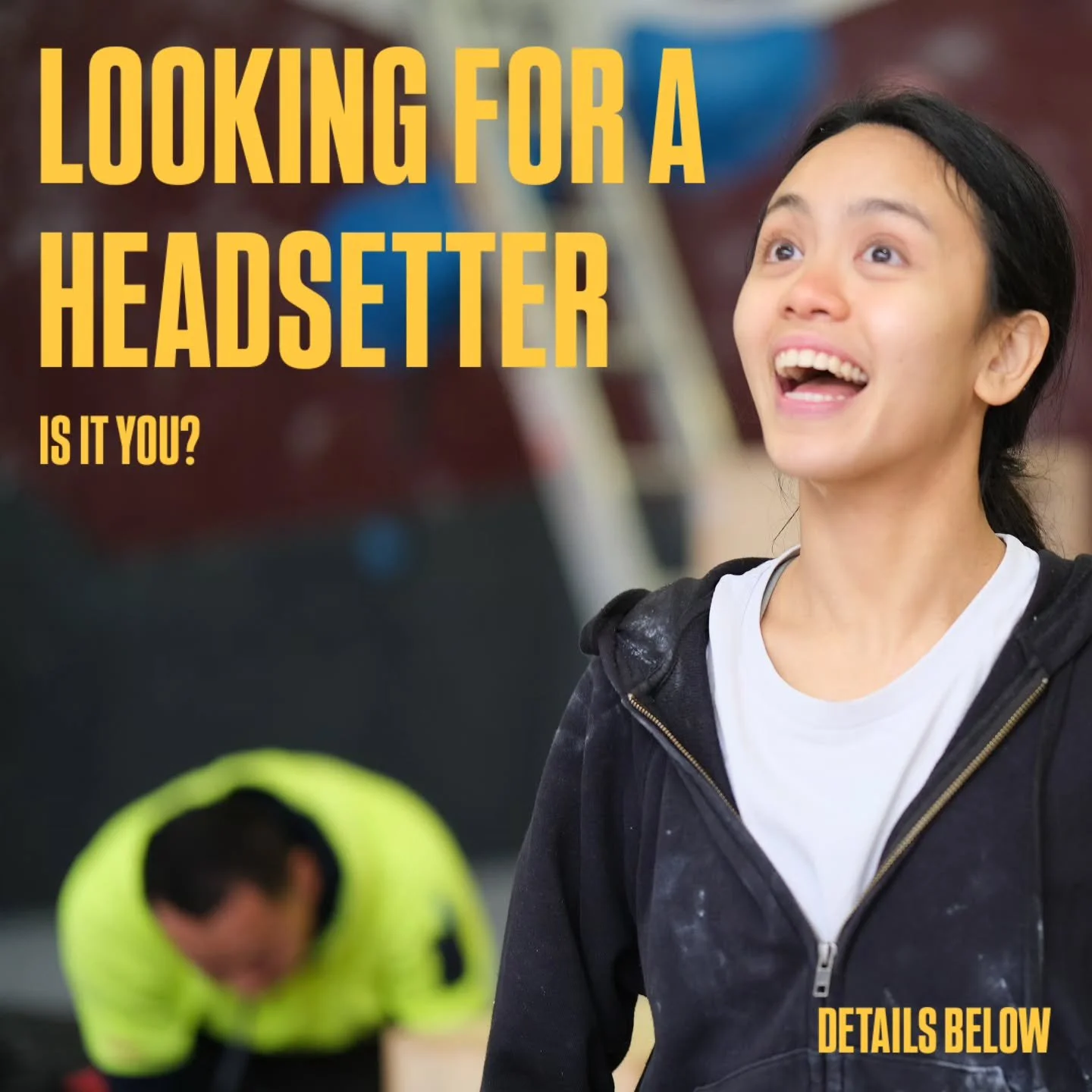 We're opening up OnSight's Head Setter position up to Expressions of Interest!

Interested? 

Send your CV + Cover Letter to hello@onsightclimbing.com.au by 31st March

What you would primarily do:
- Plan and lead our routesetting team on weekly sect