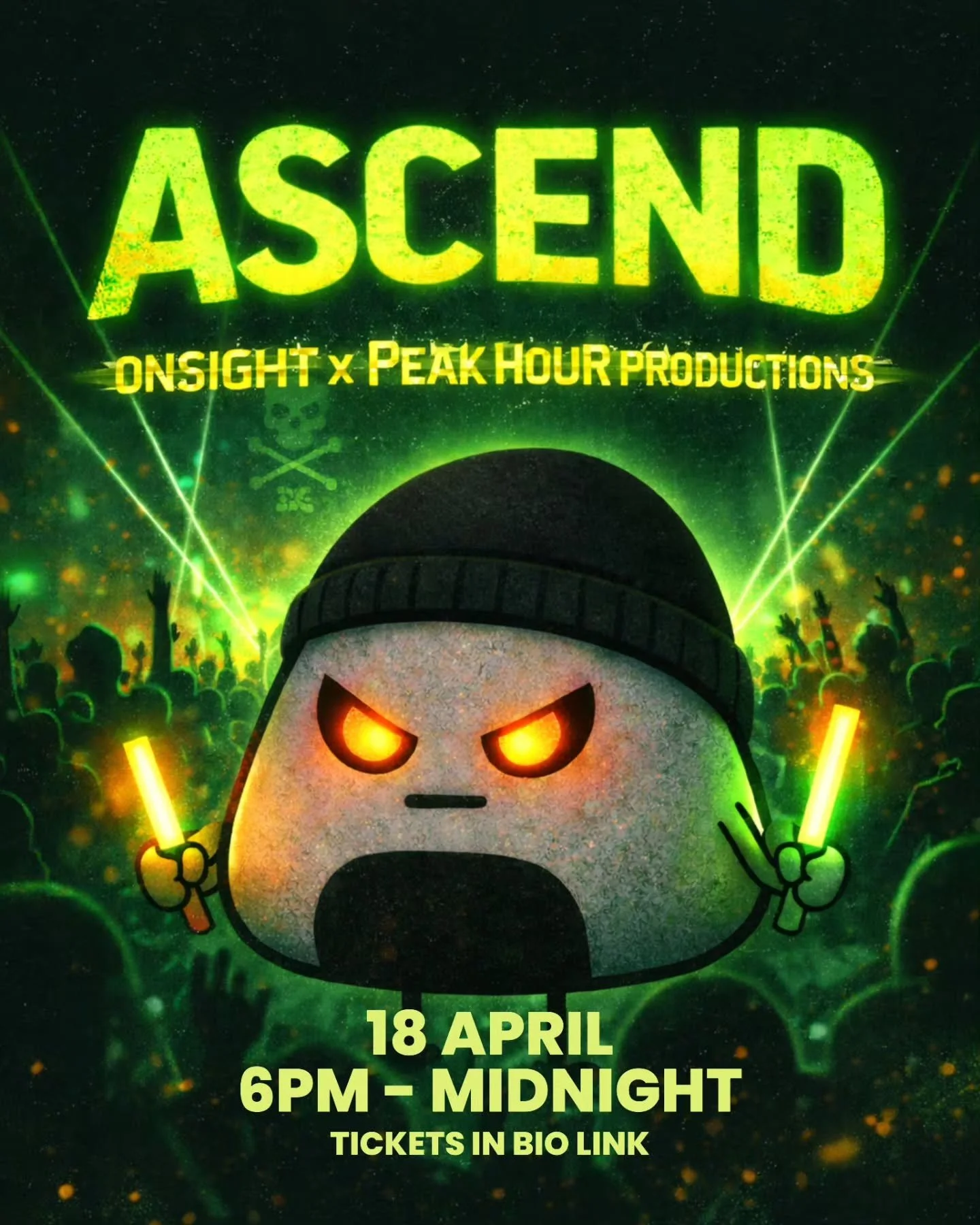 That's right - on 18th April from 6PM, we're bringing the music to you!

We've teamed up with @peakhourproductions and @tenzing to bring you ASCEND, a rave in the cave 🙌🚨🎧🎶

Lighting, a full-production set and amazing local talent are coming to b