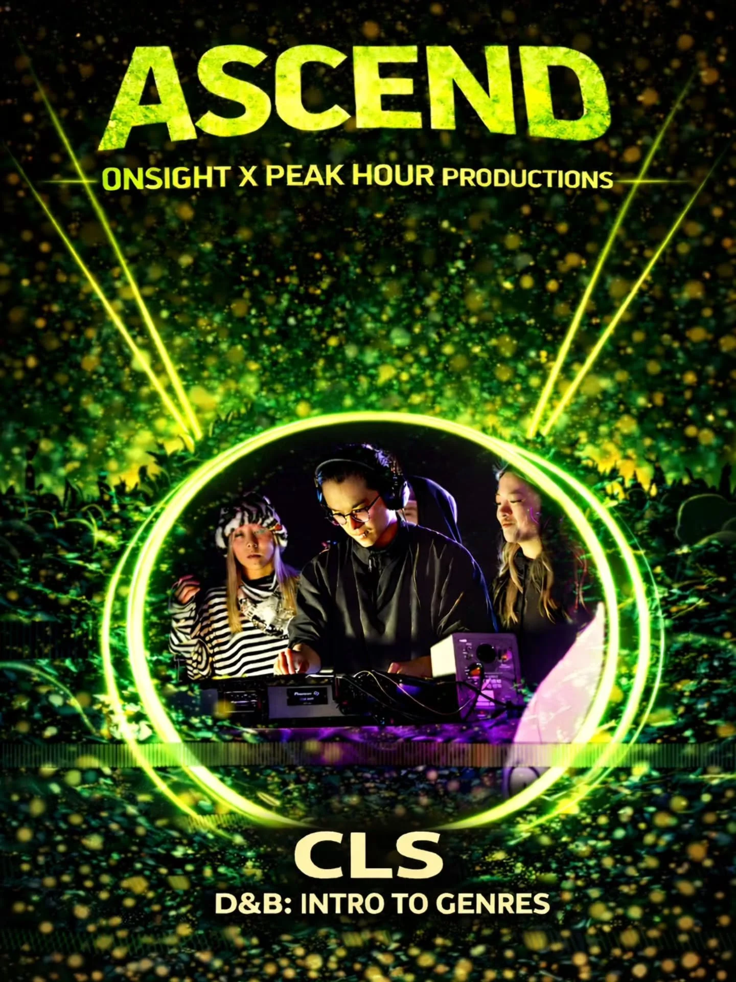 ASCEND presents @cls.dj with @peakhourproductions 🤯

"I've been playing for 3 years as CLS. 

A few years ago, one of our mates would DJ at our house parties for 6 hour straight -
I learnt so he could at least take a break for an hour! 

I'm ex