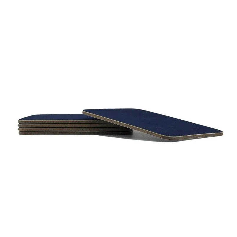 Blue Felt Coaster