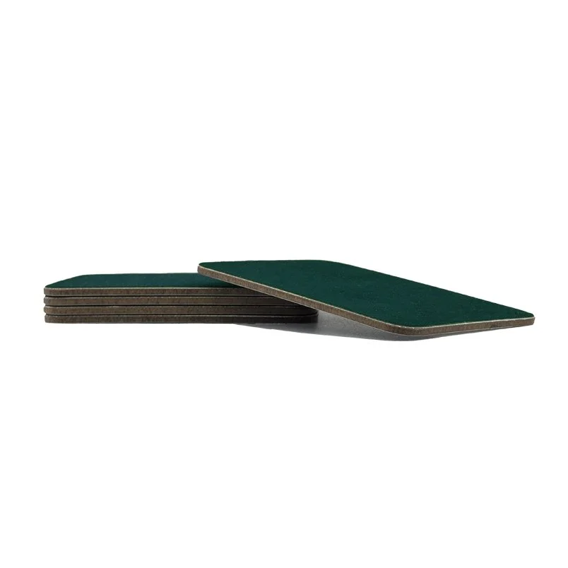 Green Felt Coaster