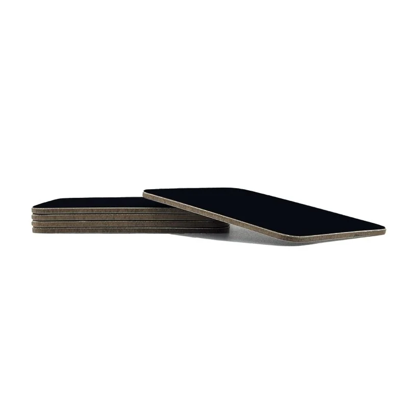 Black Felt Coasters