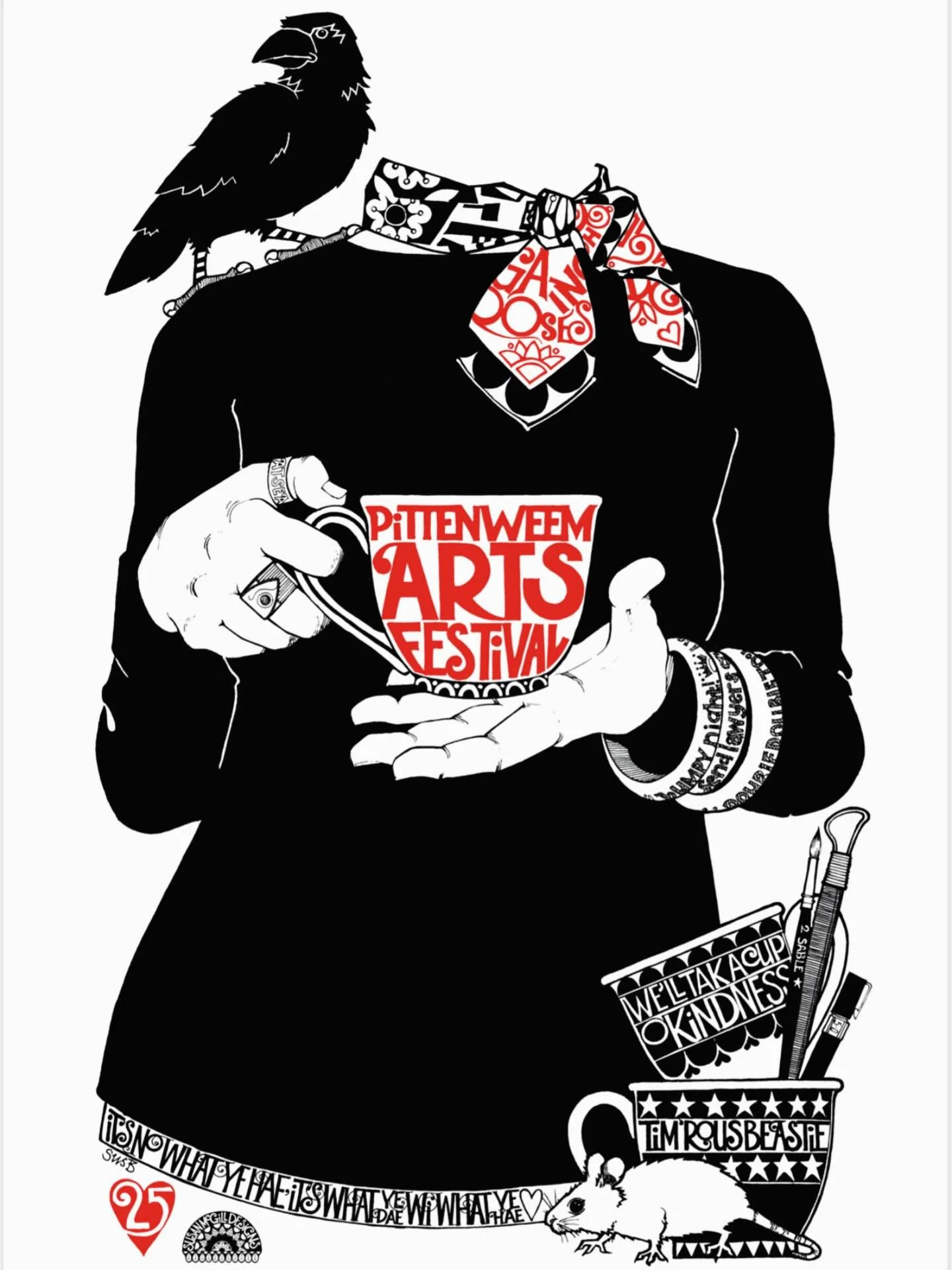 Pittenweem
&hellip;it&rsquo;s a kind of magic✨
My 2025 poster for Pittenweem Arts Festival this year started off with hands and a mug and ended up as a bit of a self portrait! These will be available at my venue(venue36) at the festival and on our we