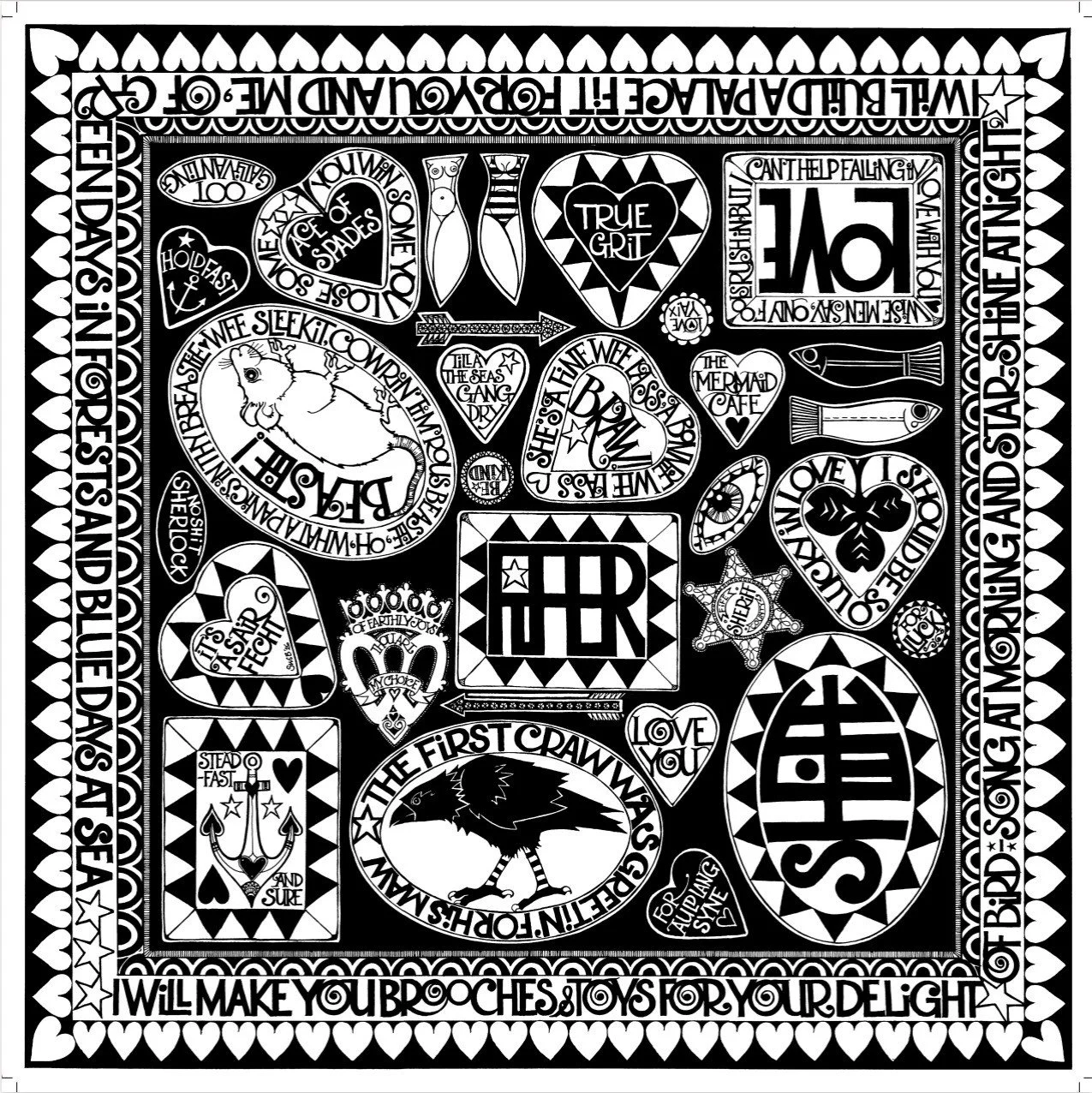 I WILL MAKE YOU BROOCHES PRINT