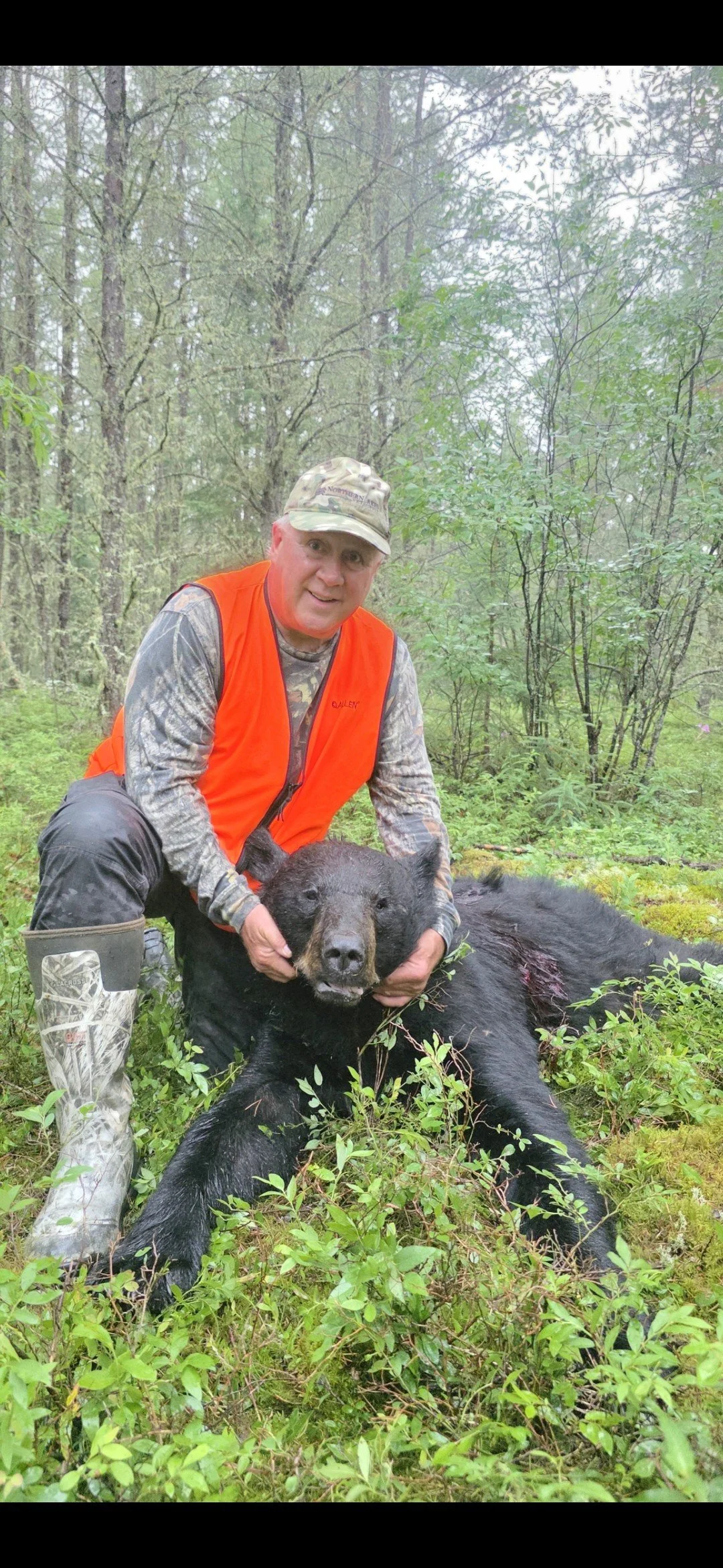 Tim got a nice bear at Raven, 2026