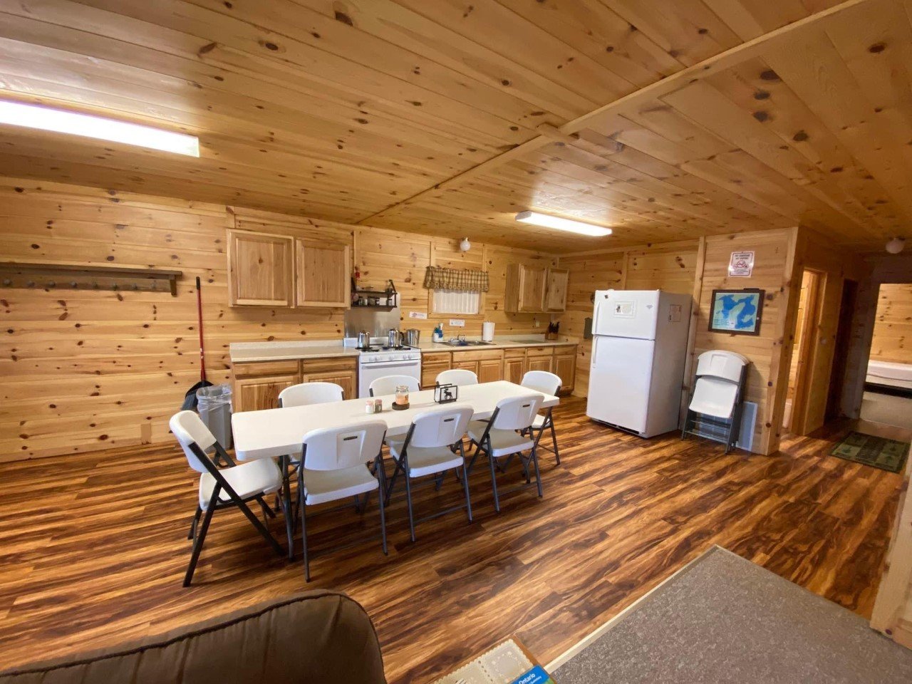 Cabin 3 kitchen at Sowden