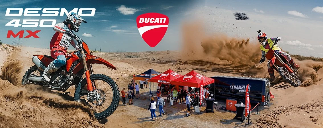 Revivez les premiers tours de roue de la Ducati Desmo MX 450 au circuit de Loon-Plage ! 🏍️🔥
Dans cette vidéo exclusive, découvrez les premières sensations de pilotage de la toute nouvelle motocross Ducati Desmo MX 450cc, testée sur le mythique circ