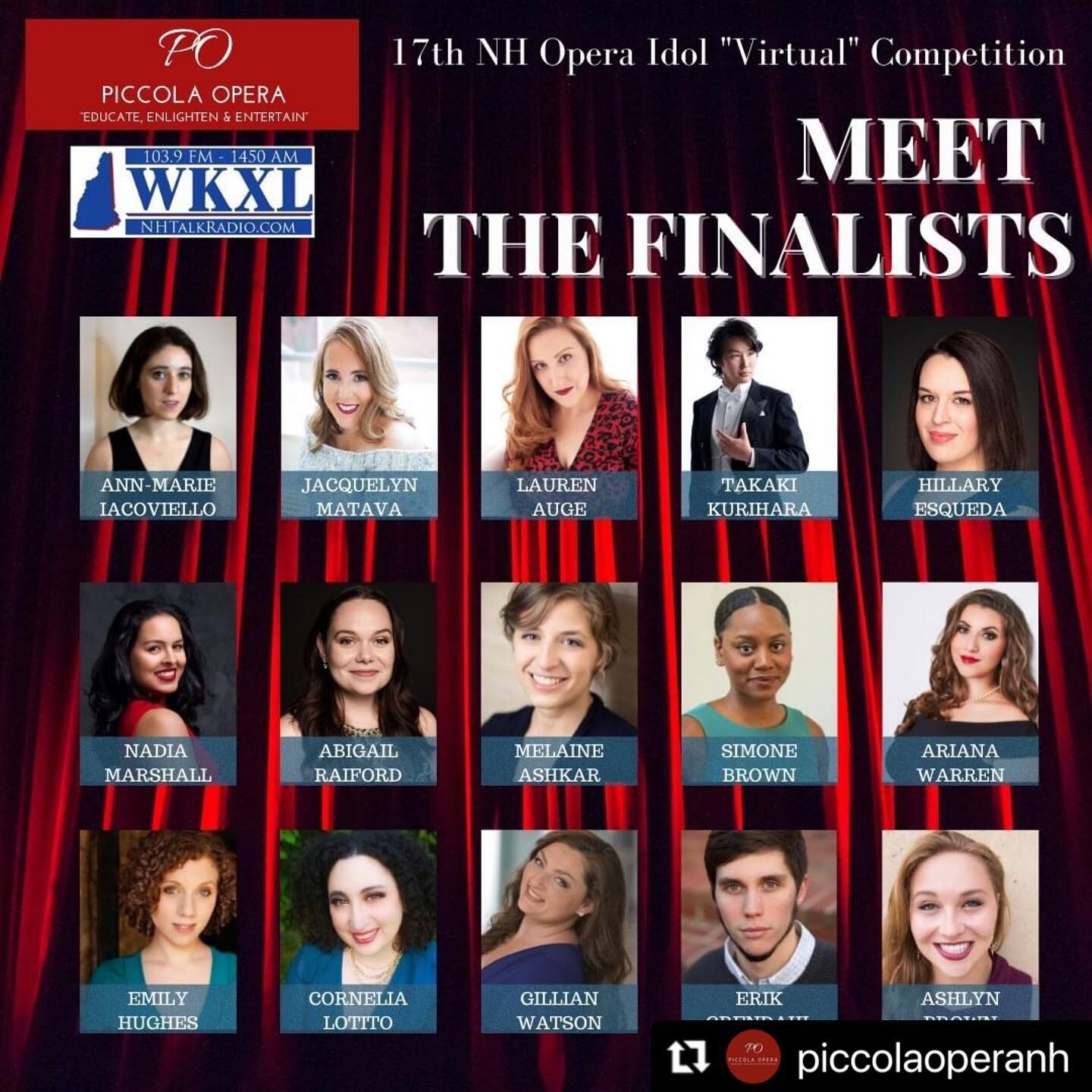 ✨ TOMORROW ✨ So excited to be competing virtually alongside these other artists! Hope to 👀 you there!
🎶
🎶 
@piccolaoperanh