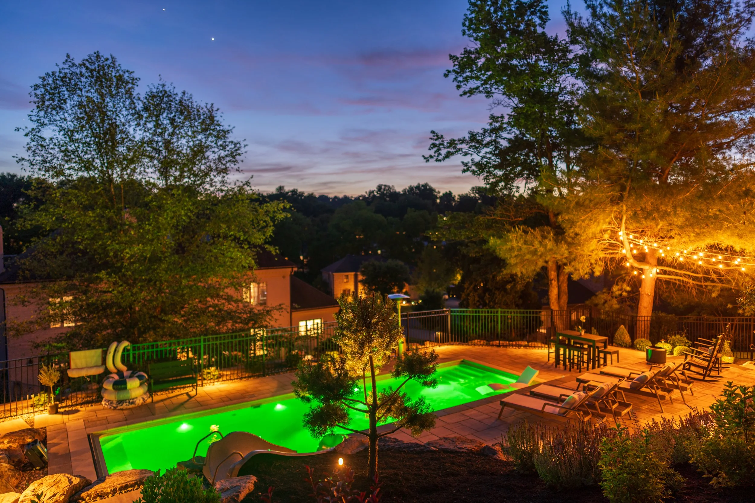 A Private Resort on Three Levels: Custom Pool and Outdoor Living Design in Peters Township