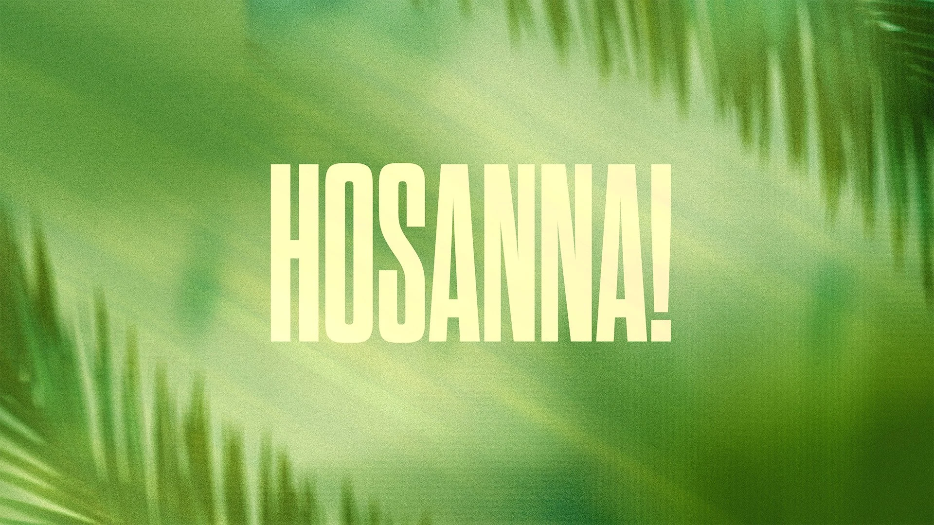 Palm Sunday  |  March 29  |  9am + 10:45am
