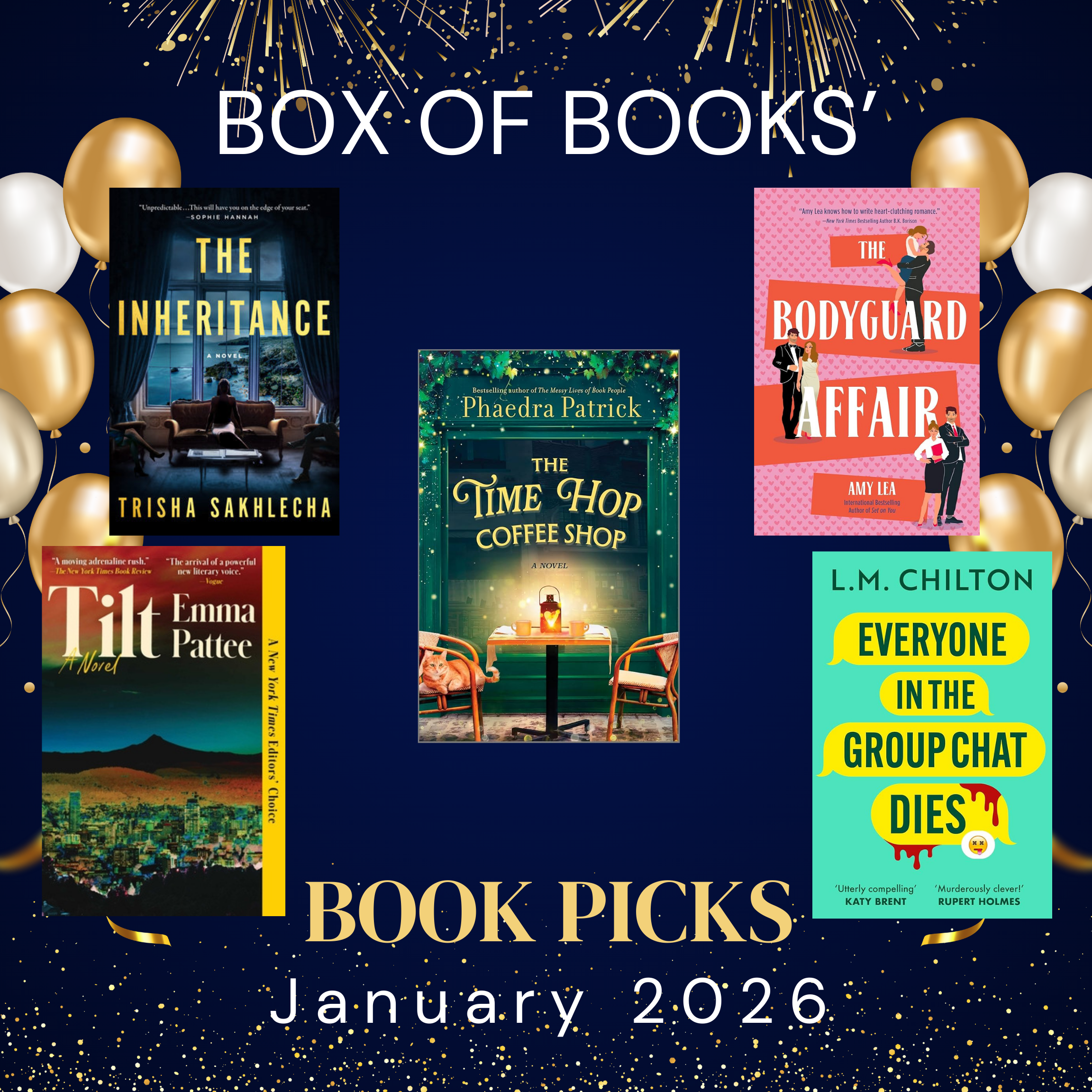 January New Release Books Picks