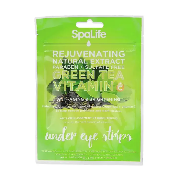 Green Tea Under Eye Strips, Reduce Dark Circles and Wrinkles by My Spa Life