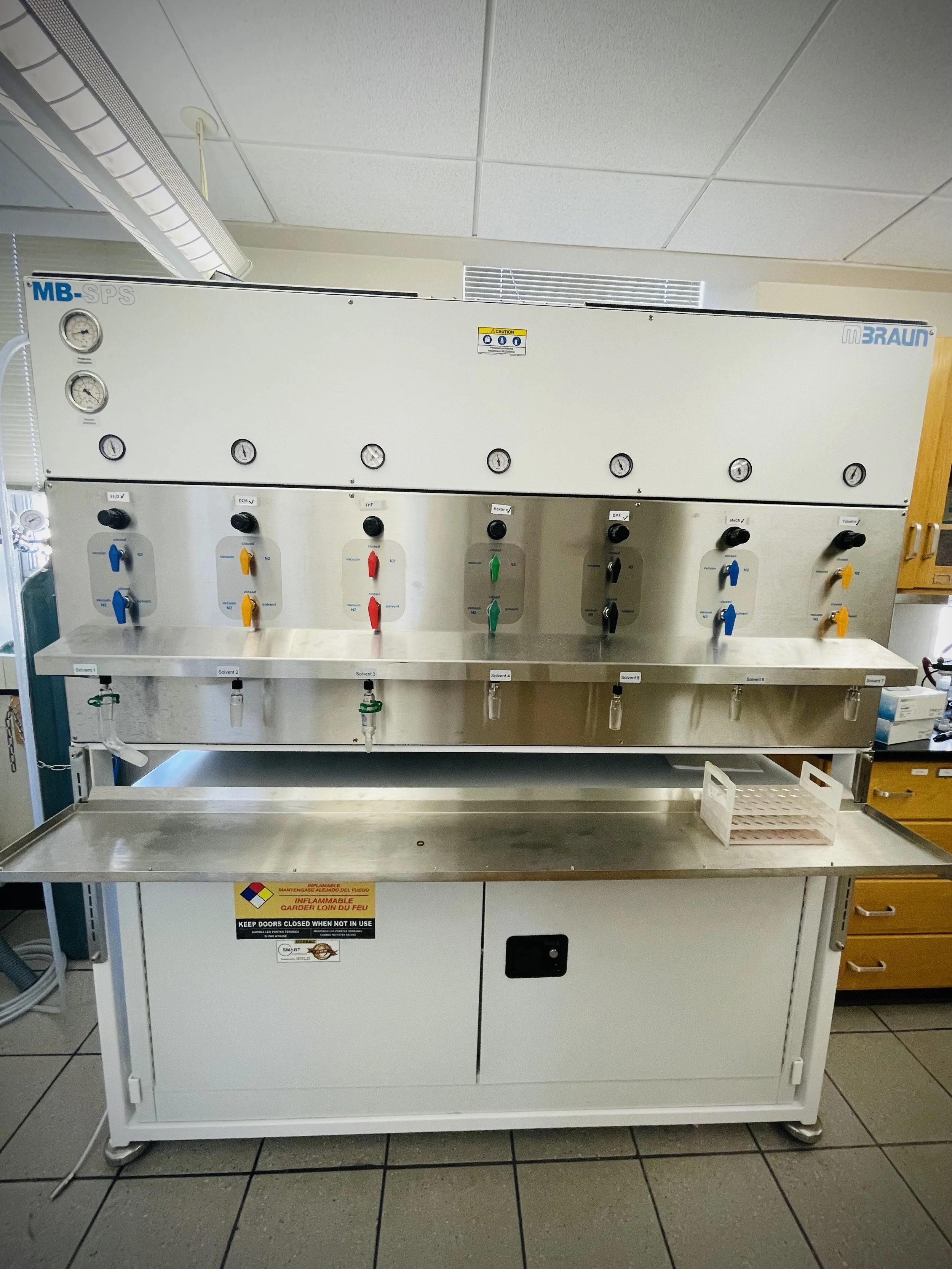 MBRAUN Solvent Purification System