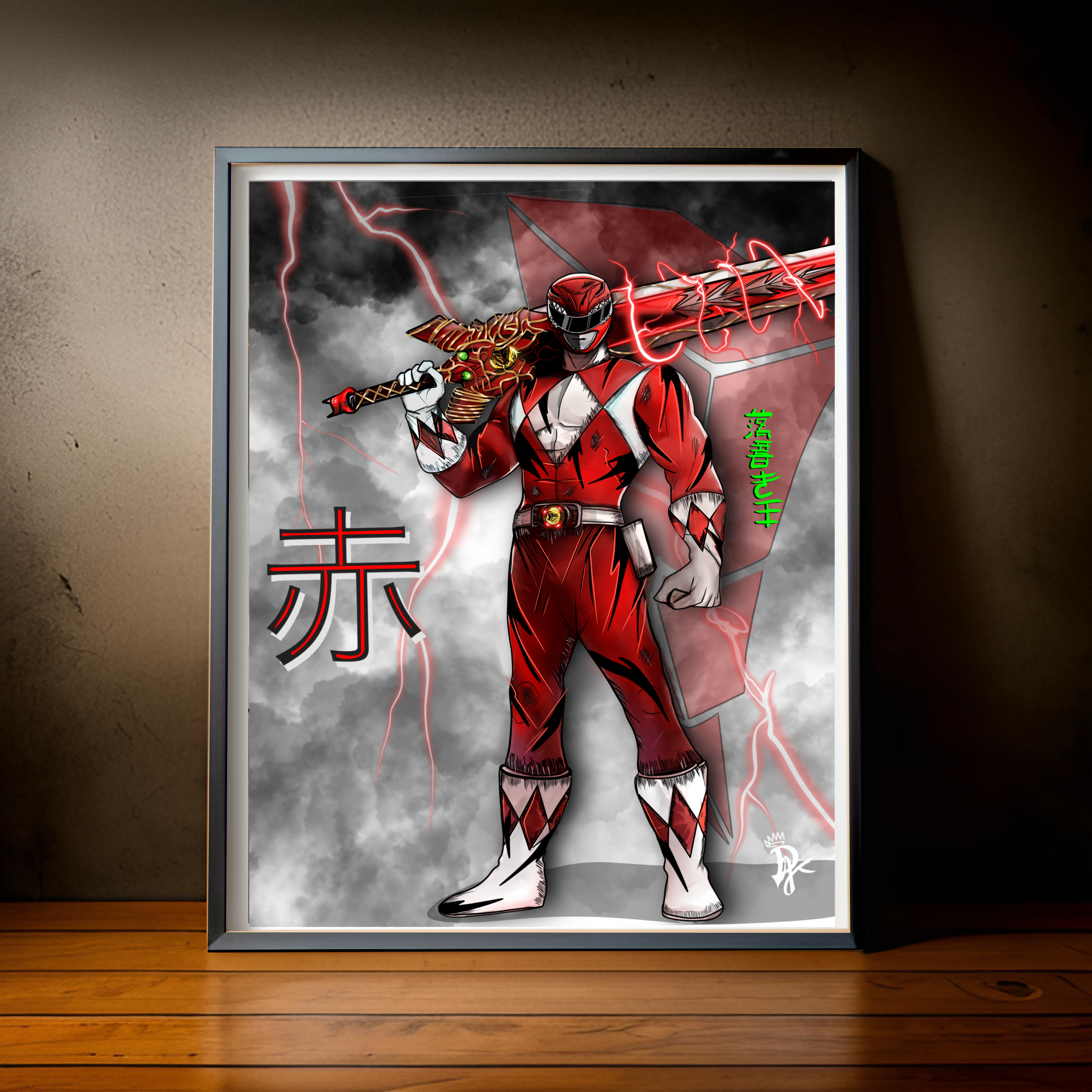 Red Ranger Digital Art