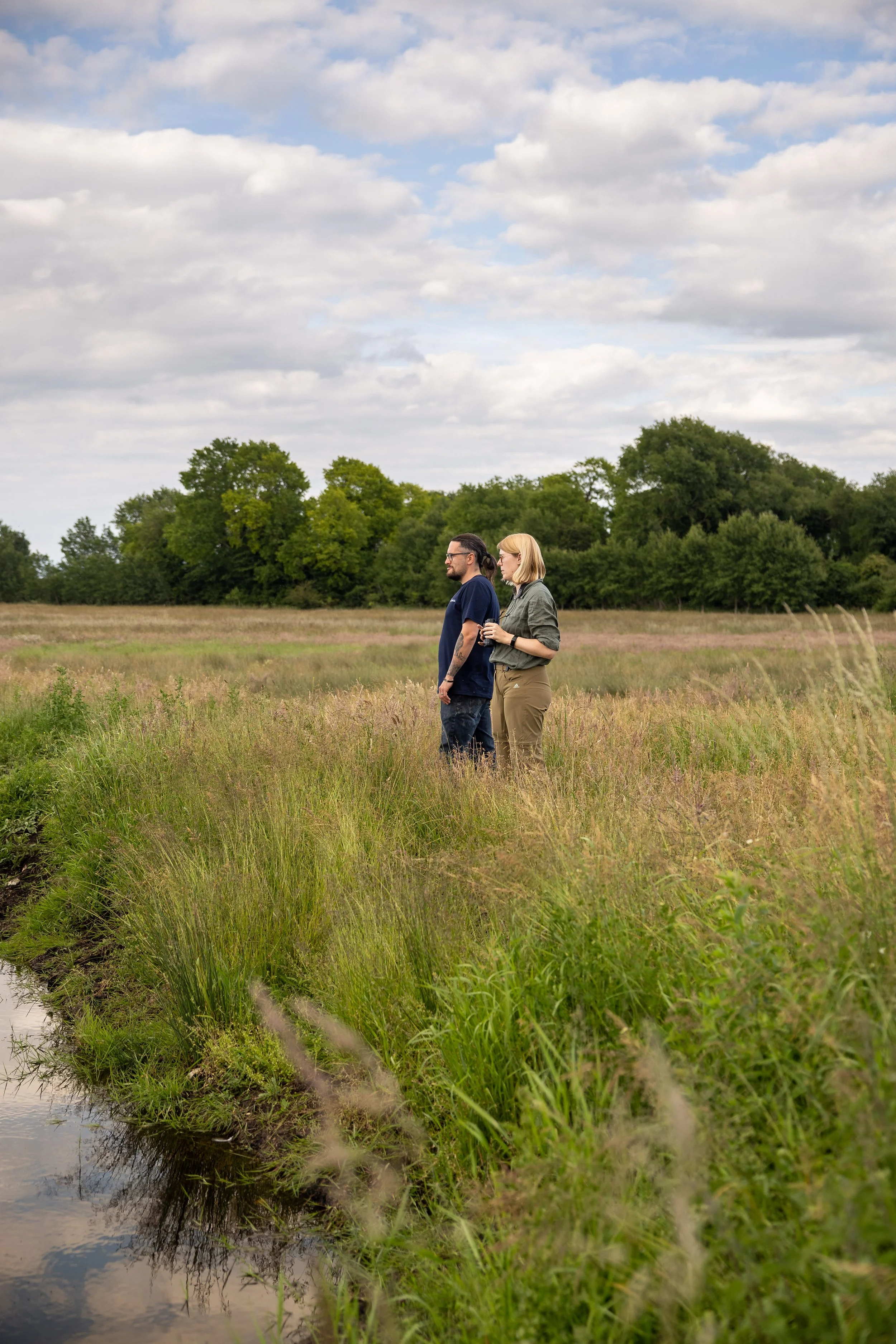 Frank and Dani at High Fen Wildland