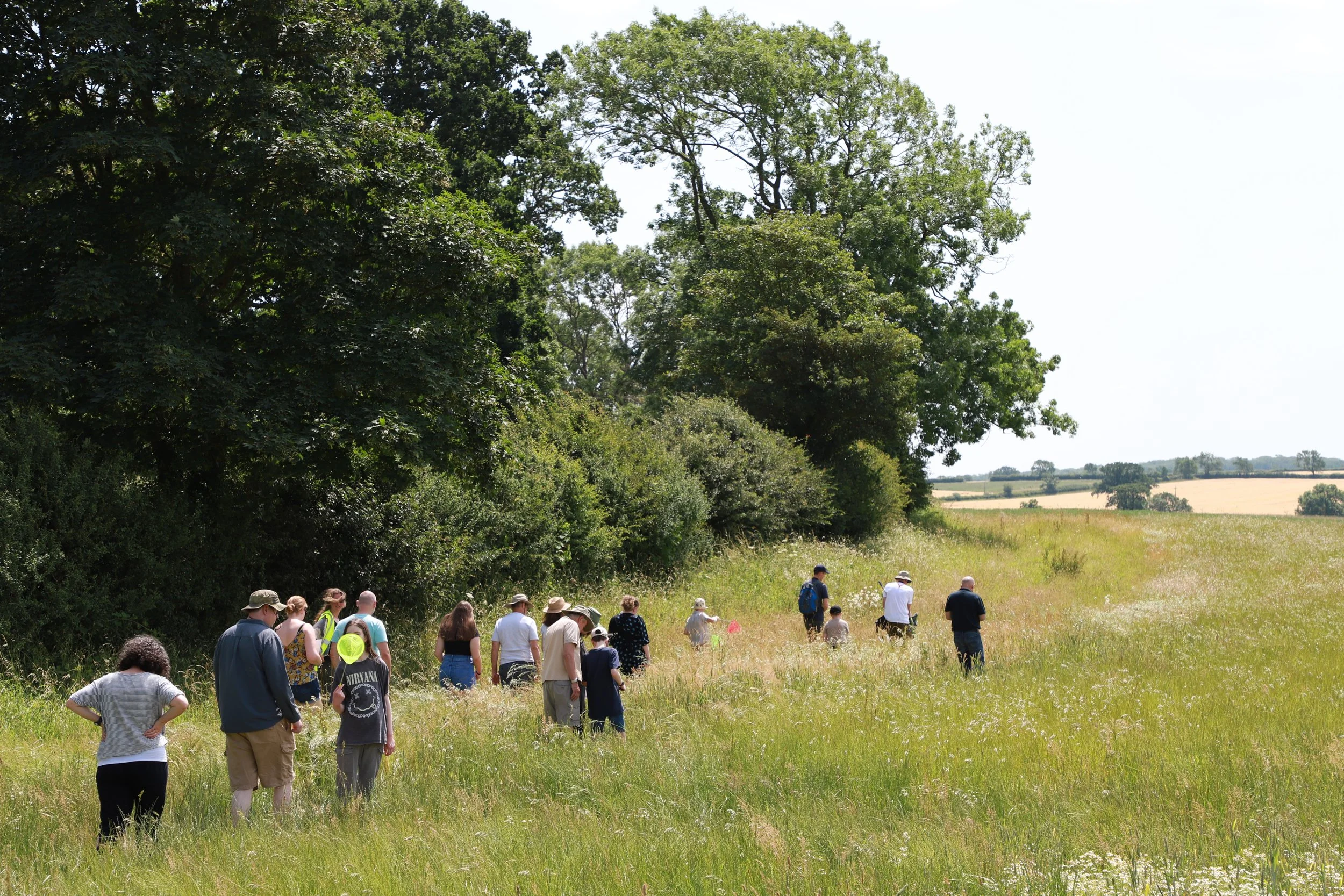 People walking around Boothby Wildland