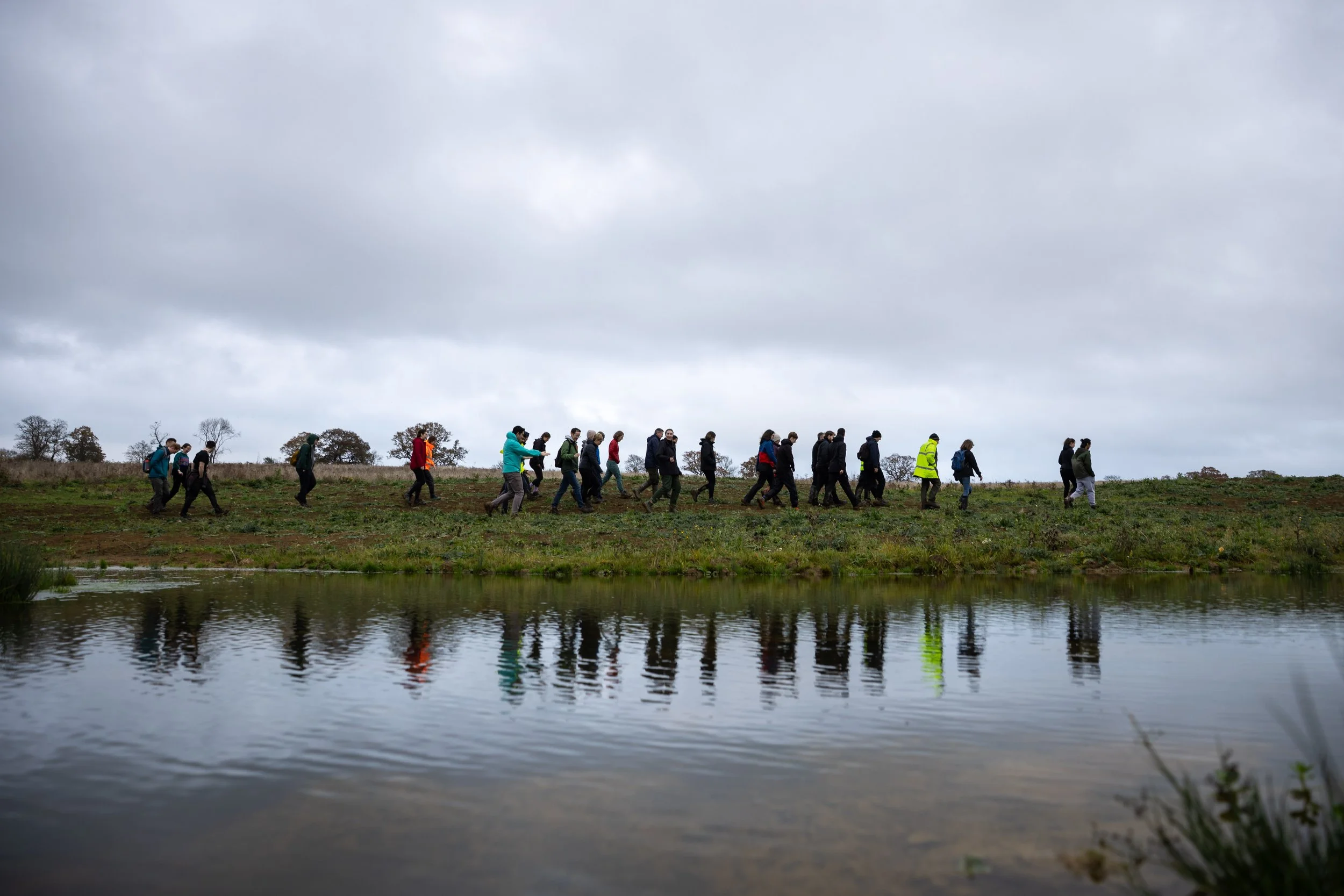 People walking at Boothby Wildland