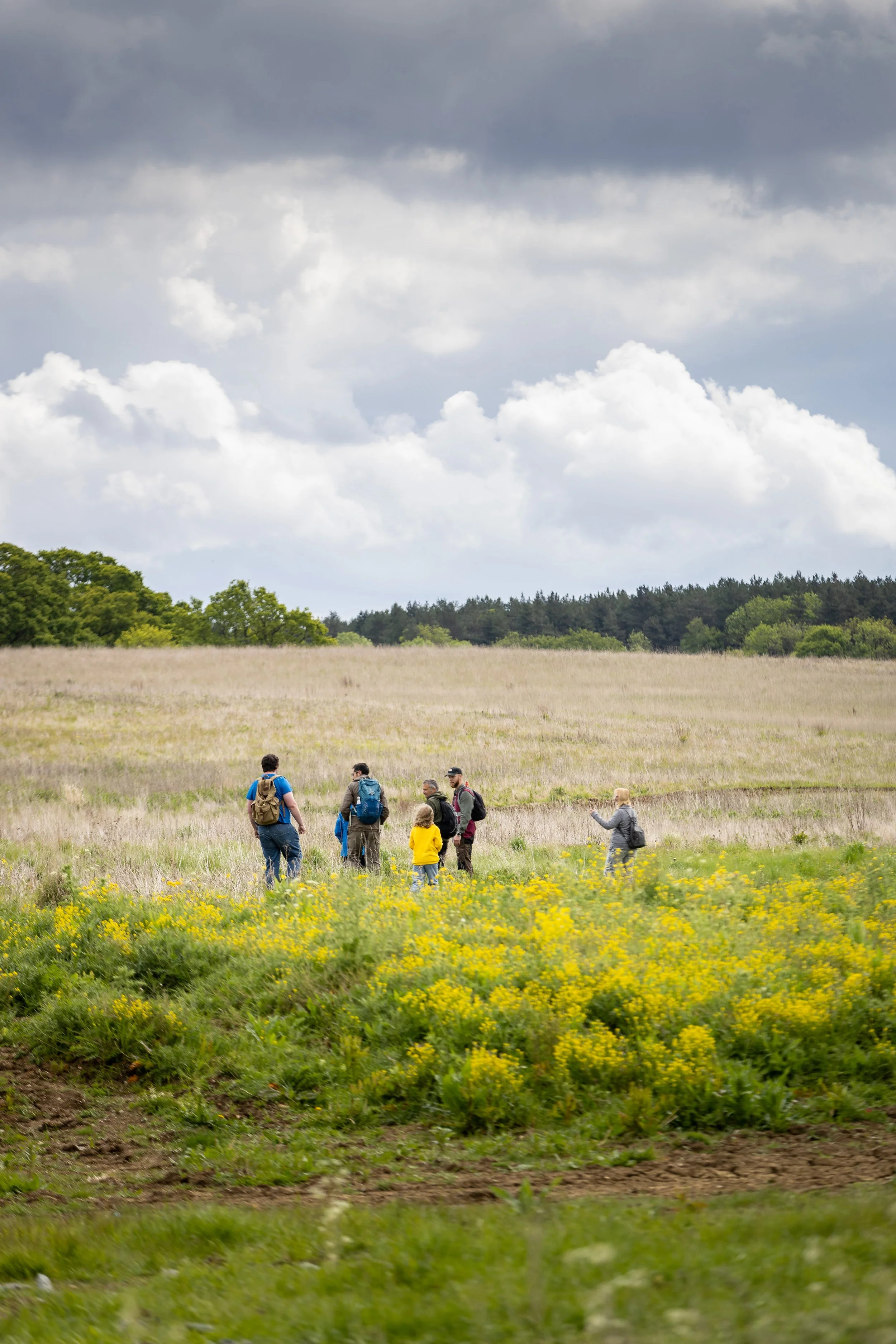 People on a tour at Boothby Wildland