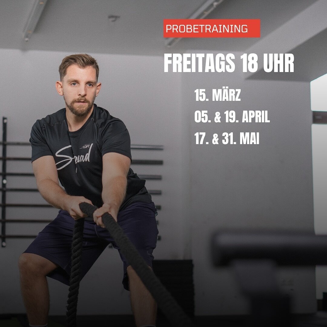 DIE N&Auml;CHSTEN TERMINE F&Uuml;R EIN PROBETRAINING BEI UNS 🔥 #jumponriseup #loftcommunity