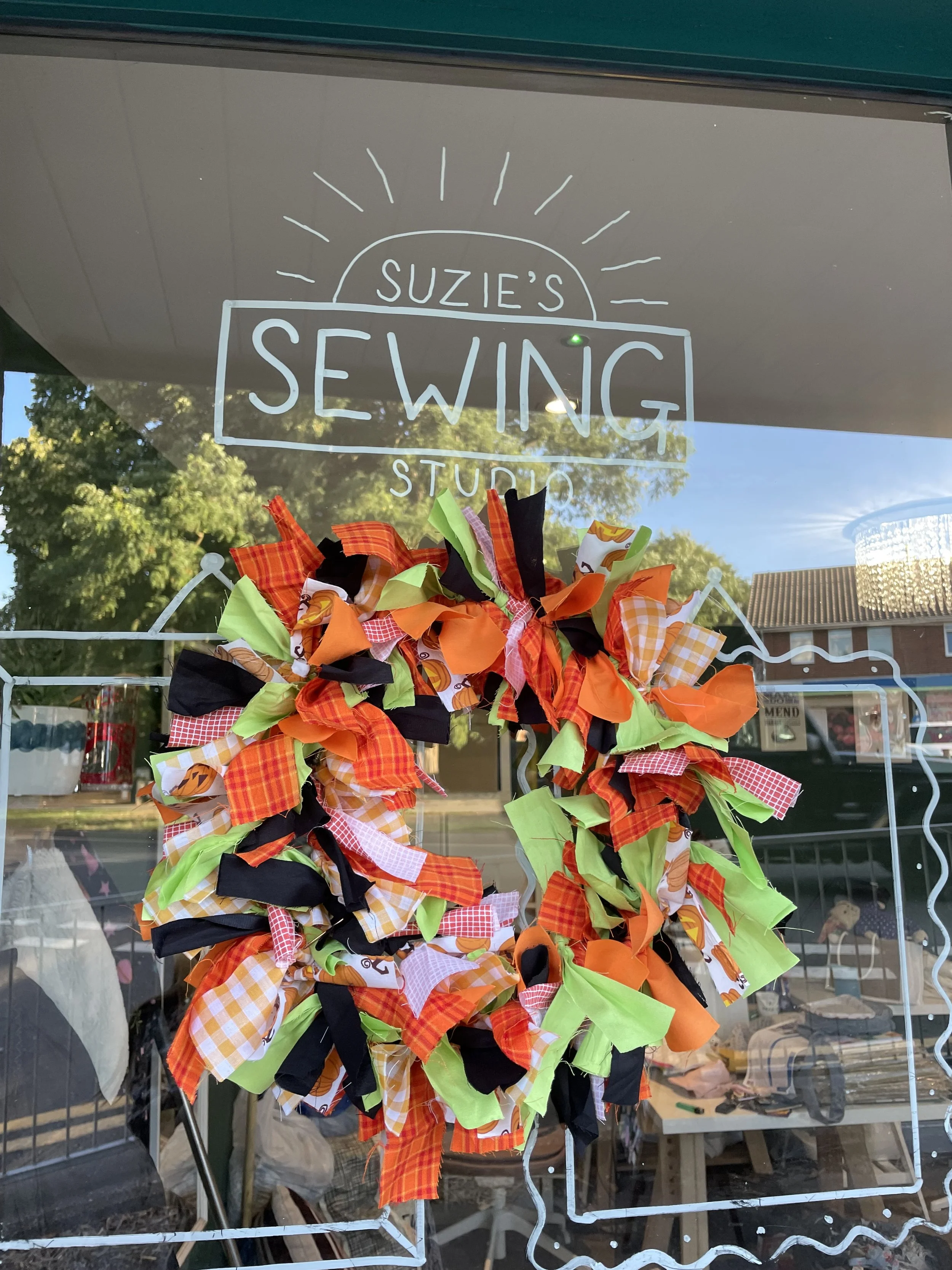 Halloween Rag Wreath