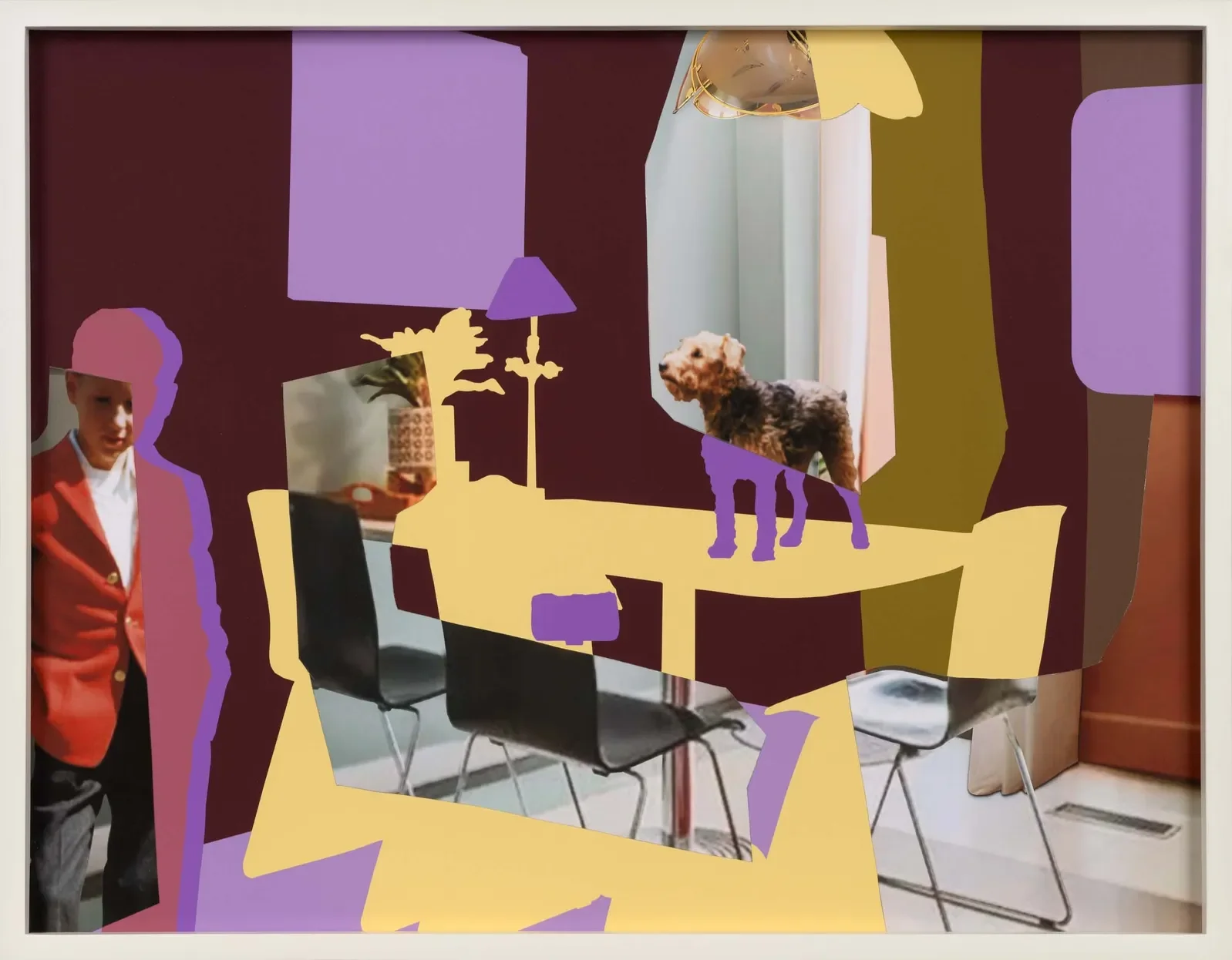 DOLTON 1965 (Study), 2025,
Graphic print with collaged inkjet print on paper
17 × 22 in | 43.2 × 55.9 cm